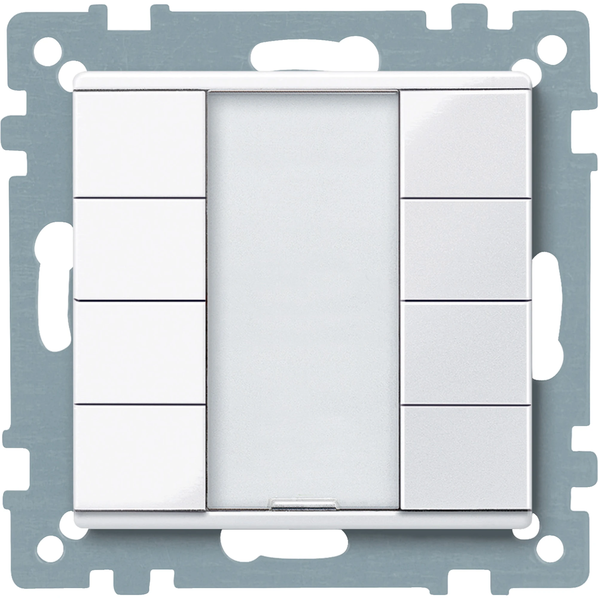 Schneider Electric MTN617425 Push-button 4-fold plus, active white glossy, System M (img_001)