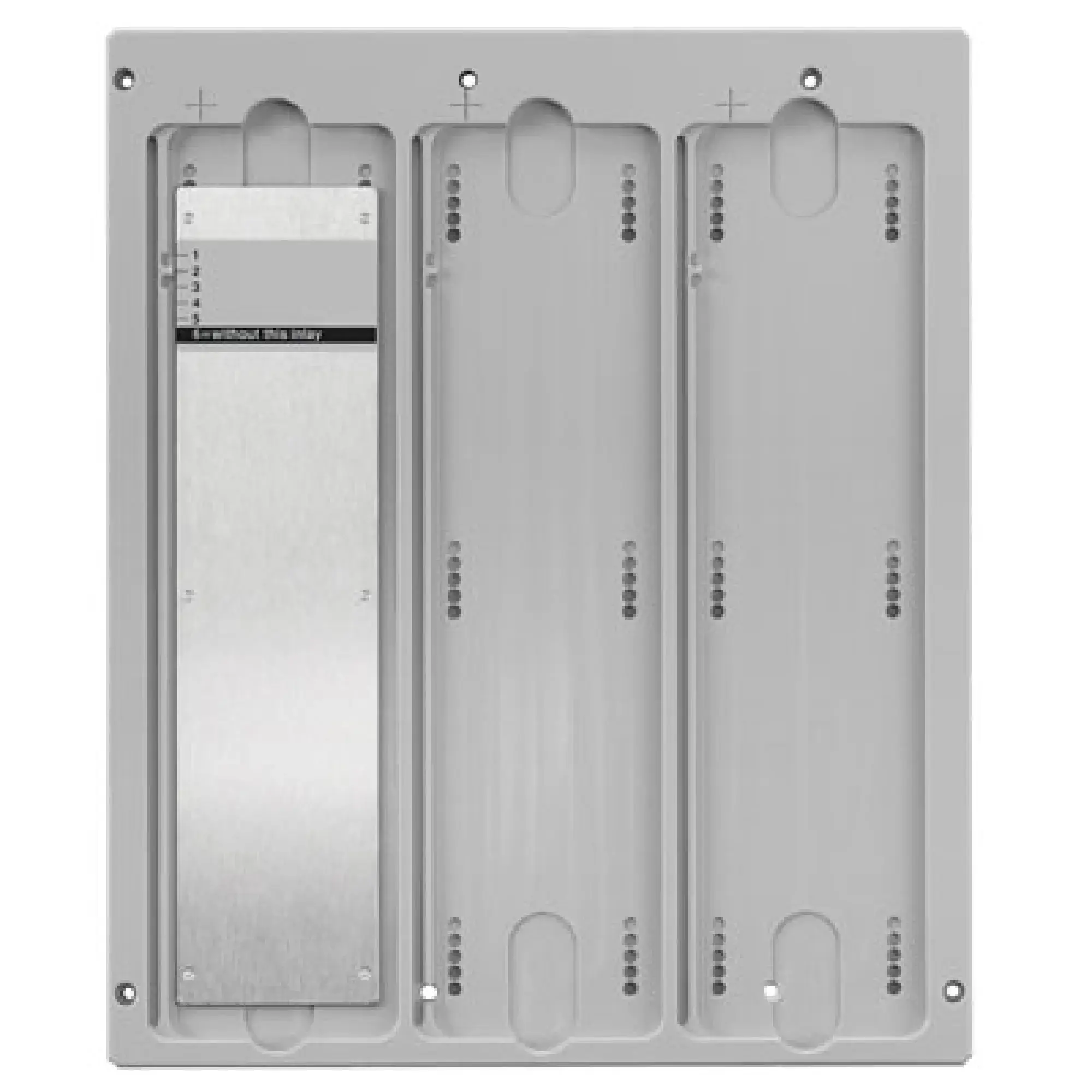 Weidmüller 1139880000 Holder (printer), Marker type: Multicard, Plotter MCP Plus mounting plate for MultiCard marker (img_001)