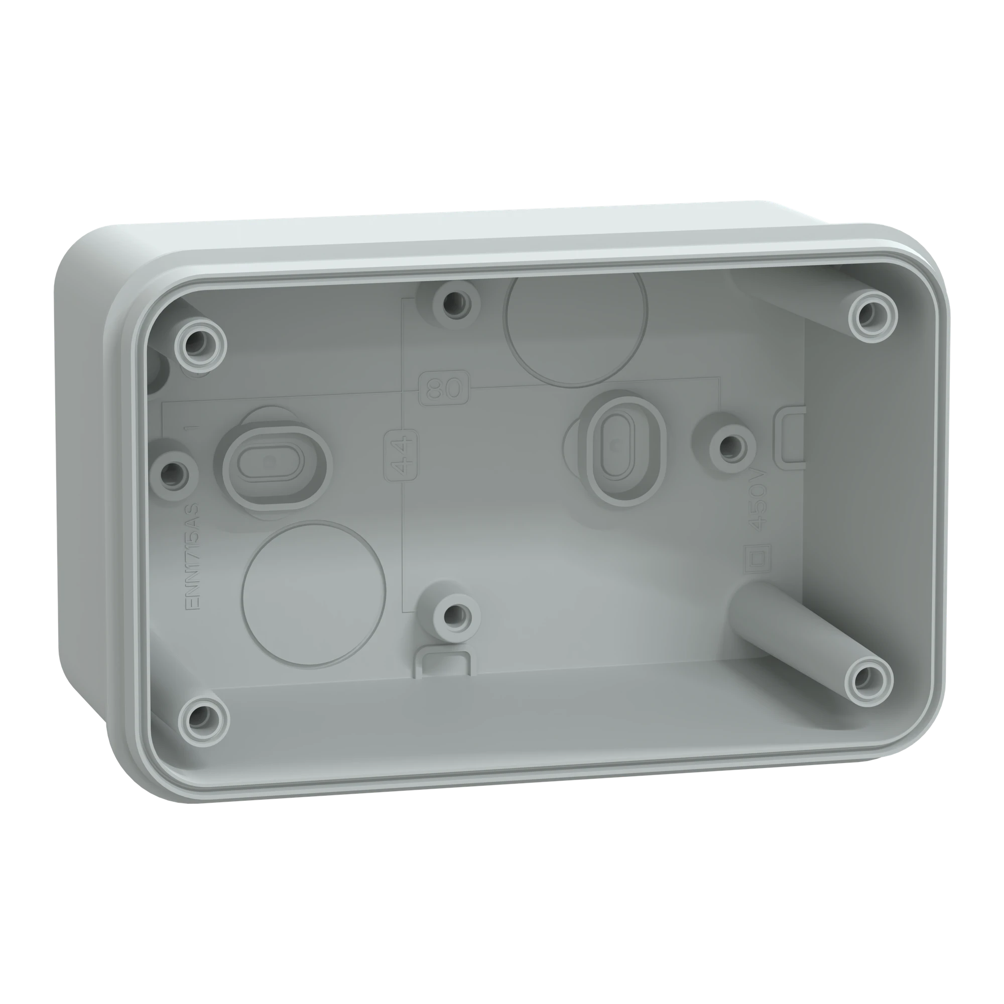 Schneider Electric NSYTBS1176 Enclosure ABS IP66 IK07 RAL7035 Inside.H105W65D55Outside.H116W74D62 opaque Cover.H10 (img_002)