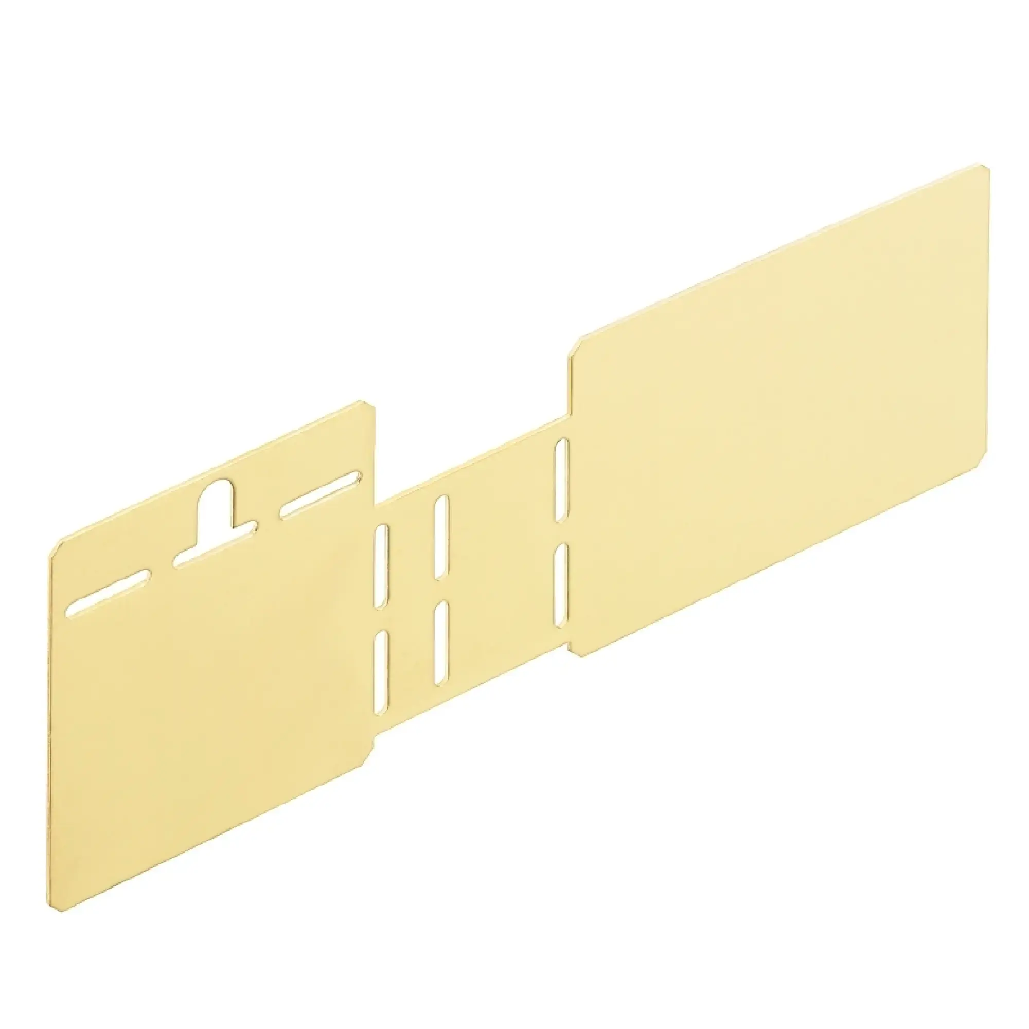 Weidmüller 1391030000 Earthing plate (Housing), Klippon POK (polyester empty enclosure), Miscellaneous, 424 x 85.5 x 0.8 mm, Brass, polished, untreated (img_001)