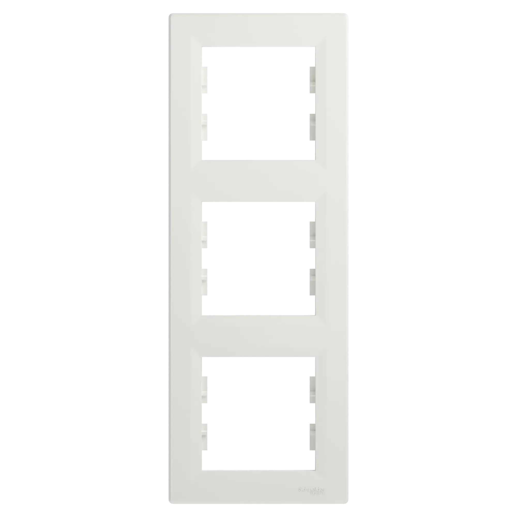 Schneider Electric EPH5810321D 3-Gang Frame Vertical, white, Asfora (img_001)