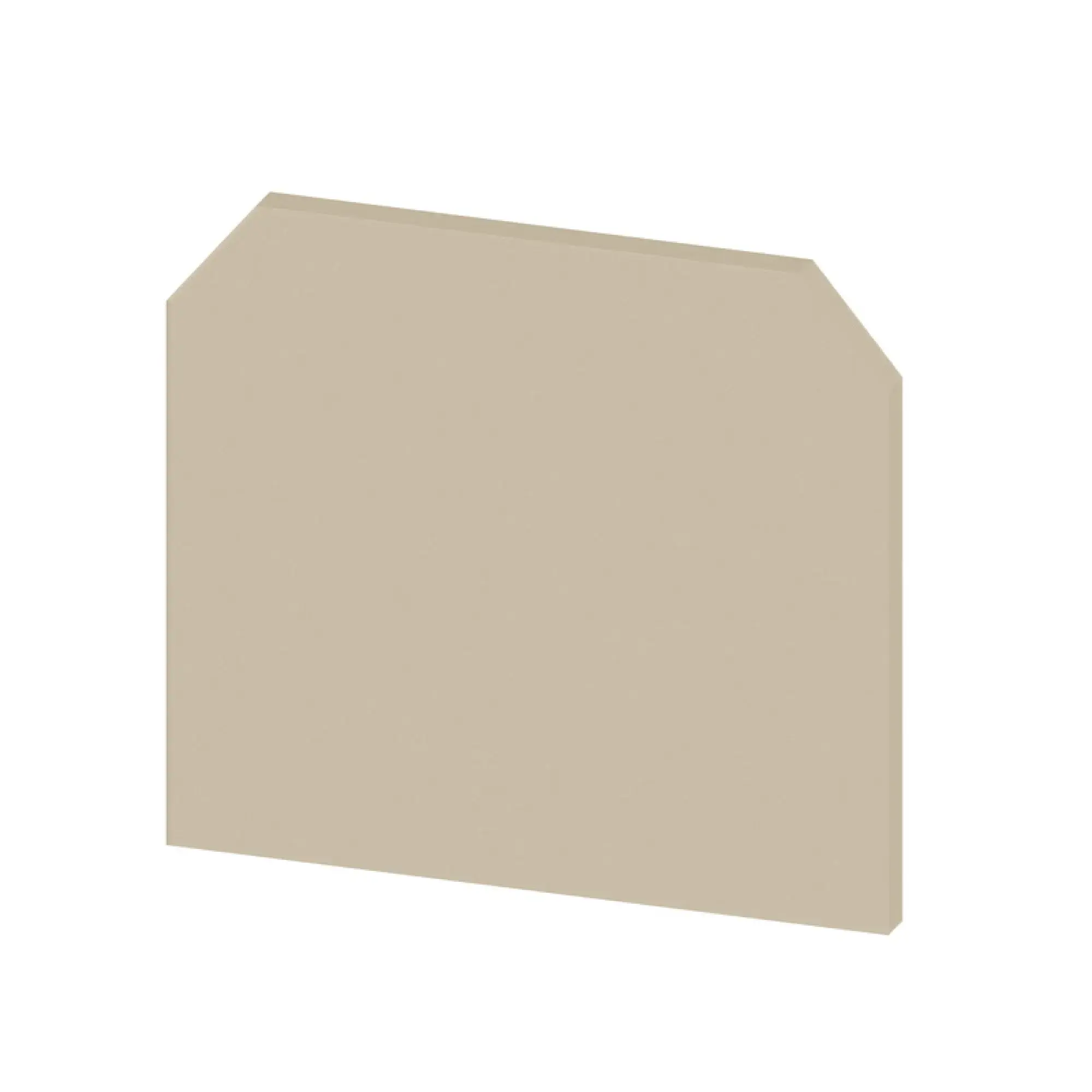 Weidmüller 0294460000 End plate (terminals), dark beige, Height: 27 mm, Width: 1.5 mm, V-0, Wemid (img_001)