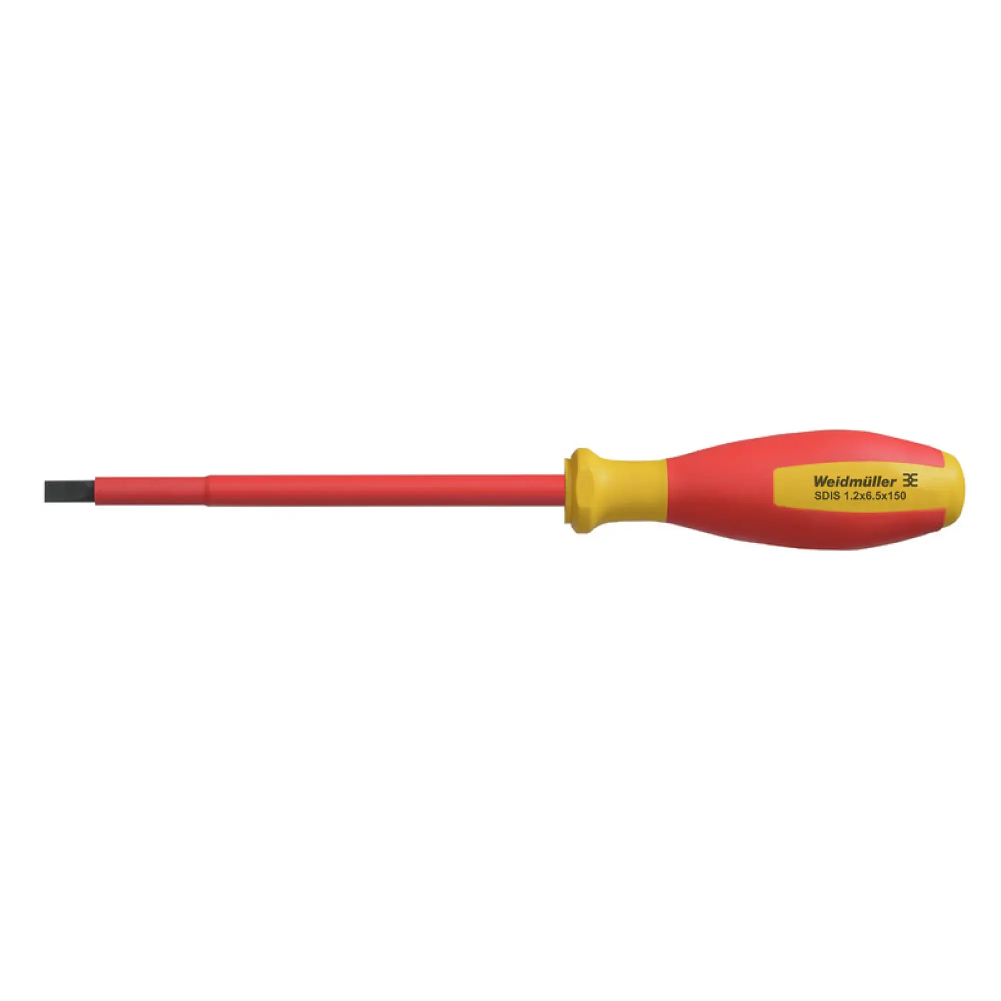 Weidmüller 2749860000 Slotted screwdriver, Blade thickness (A): 1.2 mm, Blade width (B): 6.5 mm, Blade length: 150 mm, Form: Slotted (img_001)