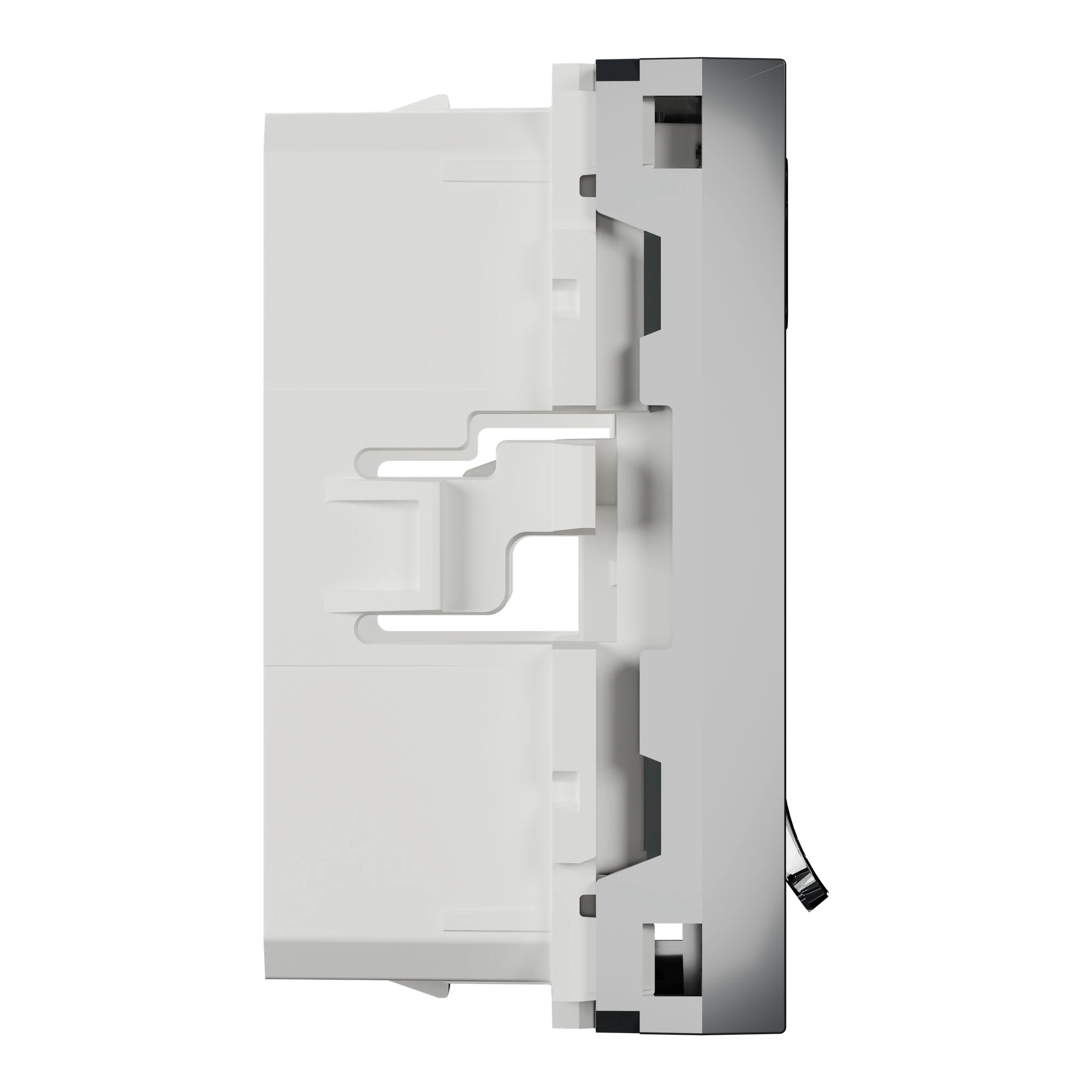 Schneider Electric NU942254 Optiline 45/Unica Central Plate Data Socket 2xRJ45 Straight Lettering Anthracite (img_003)