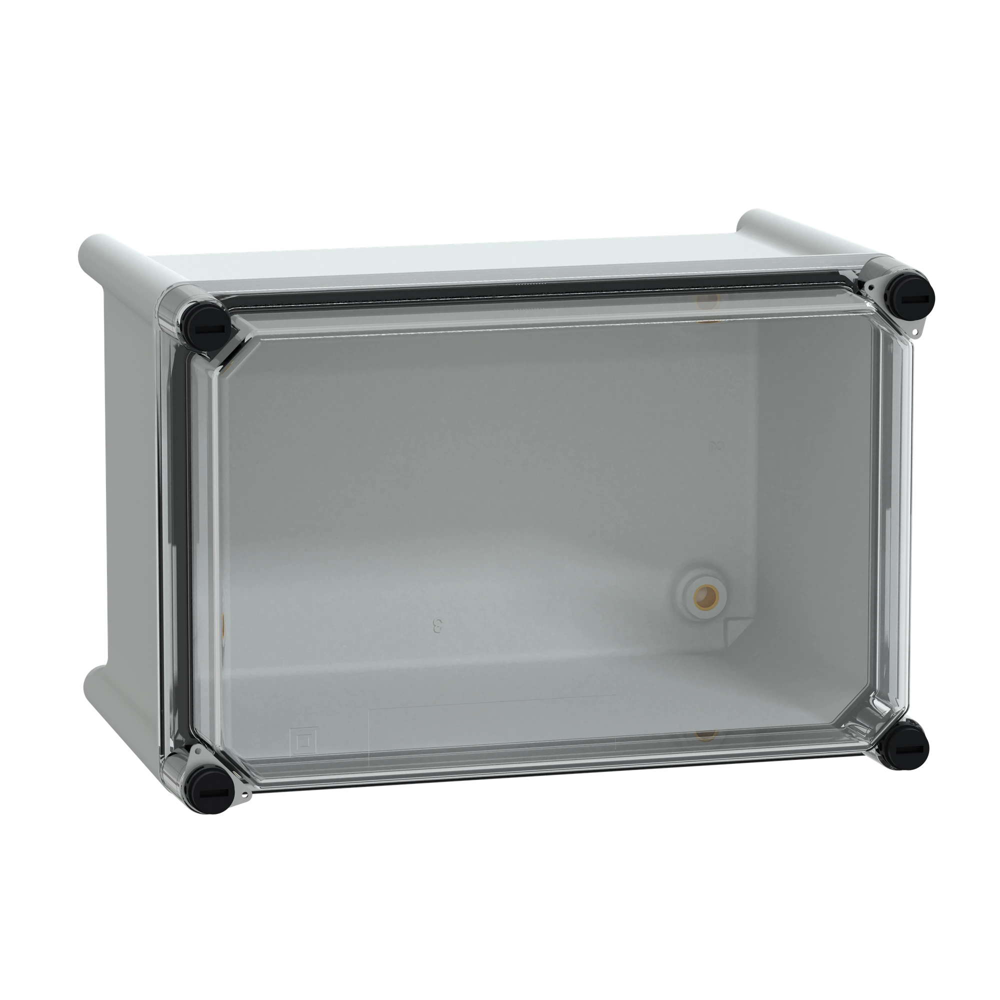 Schneider Electric NSYPLS1827G Polyester Enclosure PLS Wall Mounting 180x270x180mm IP66, Transparent PC Cover (img_001)