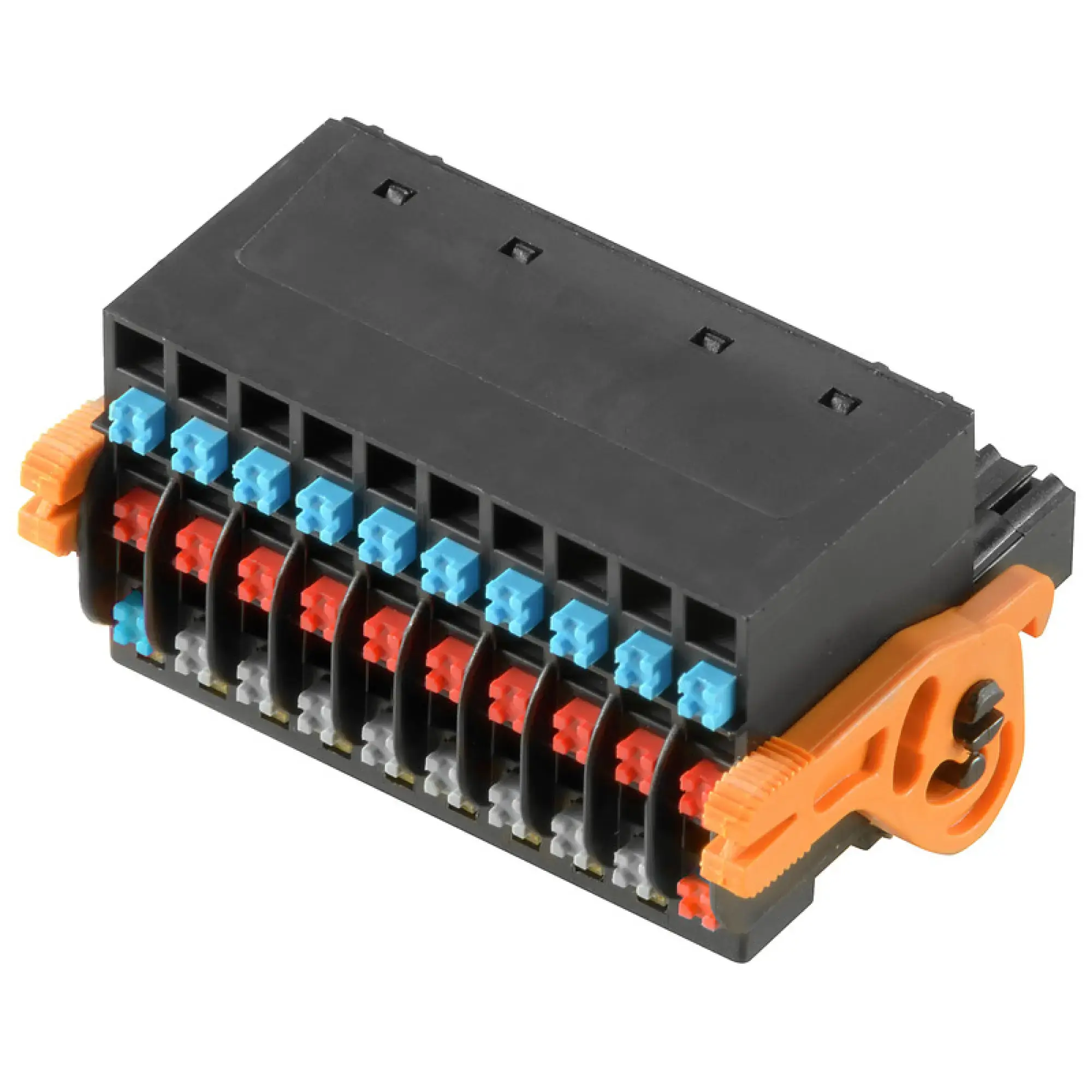 Weidmüller 1000590000 PCB connector (wire connection), 160 V, 2.2 A, Pitch in mm: 3.50, 1.5 mm², Number of poles: 30, PUSH IN with actuator, Box (img_001)