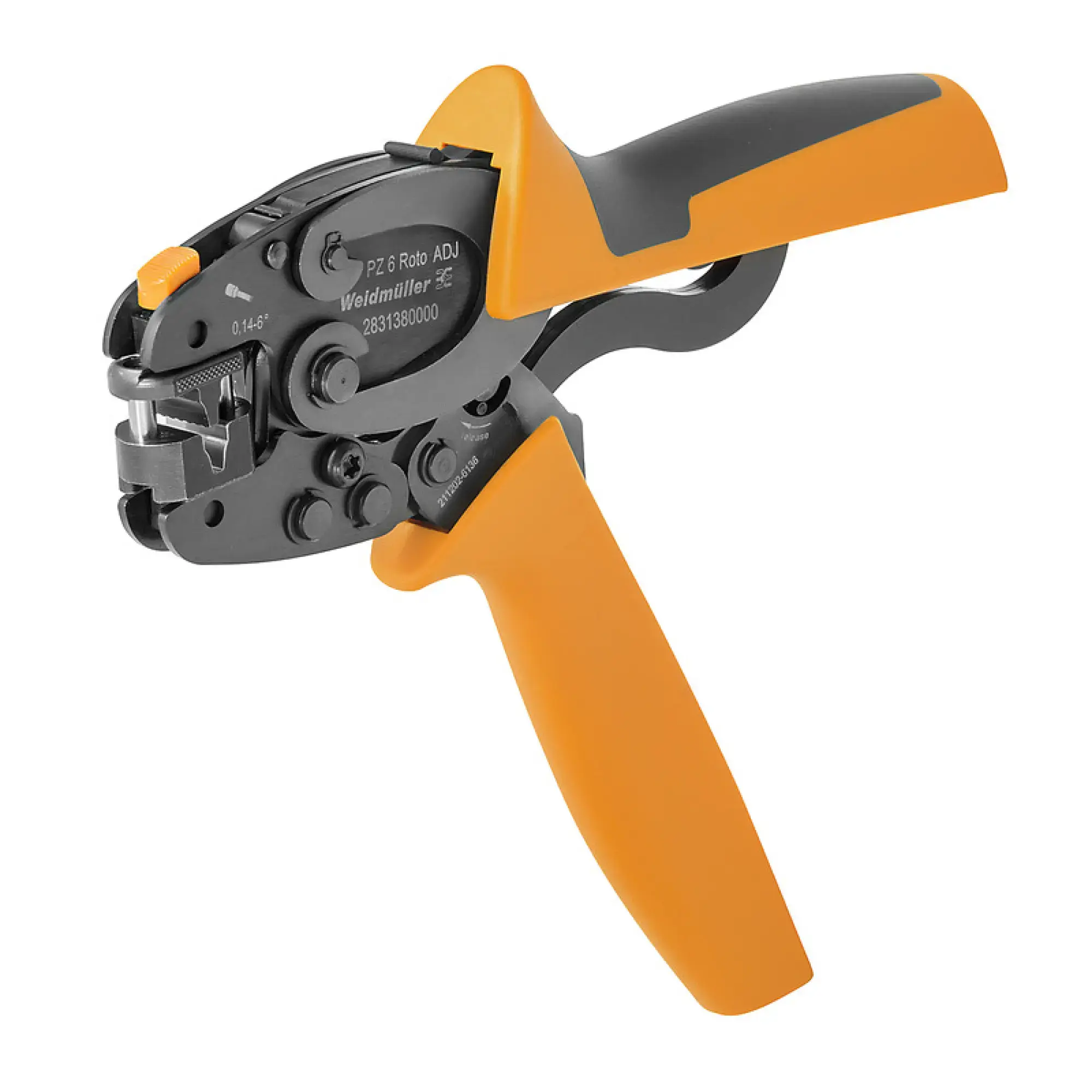 Weidmüller 2831380000 Crimping tool, Wire-end ferrules with/without plastic collars, 0.14 mm², 6 mm², Trapezoidal crimp (img_001)