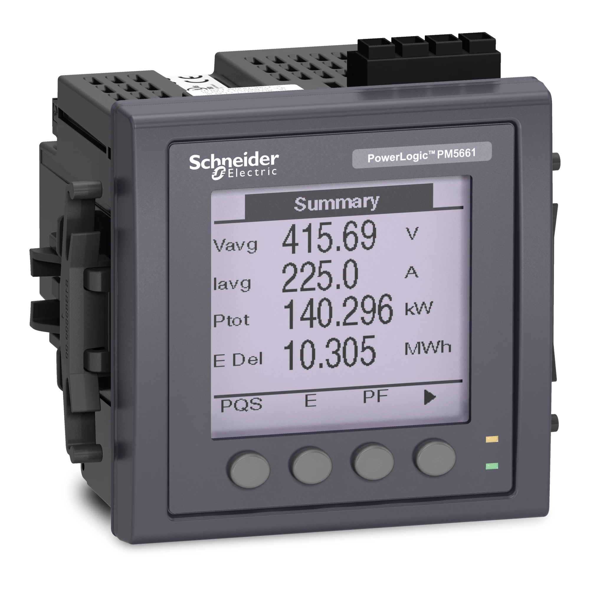 Schneider Electric METSEPM5661 PM5661-Universal measuring device, 2 Ethernet, up to 63. H, RCM, 2DI/2DO, 52 alarms, MID (img_001)