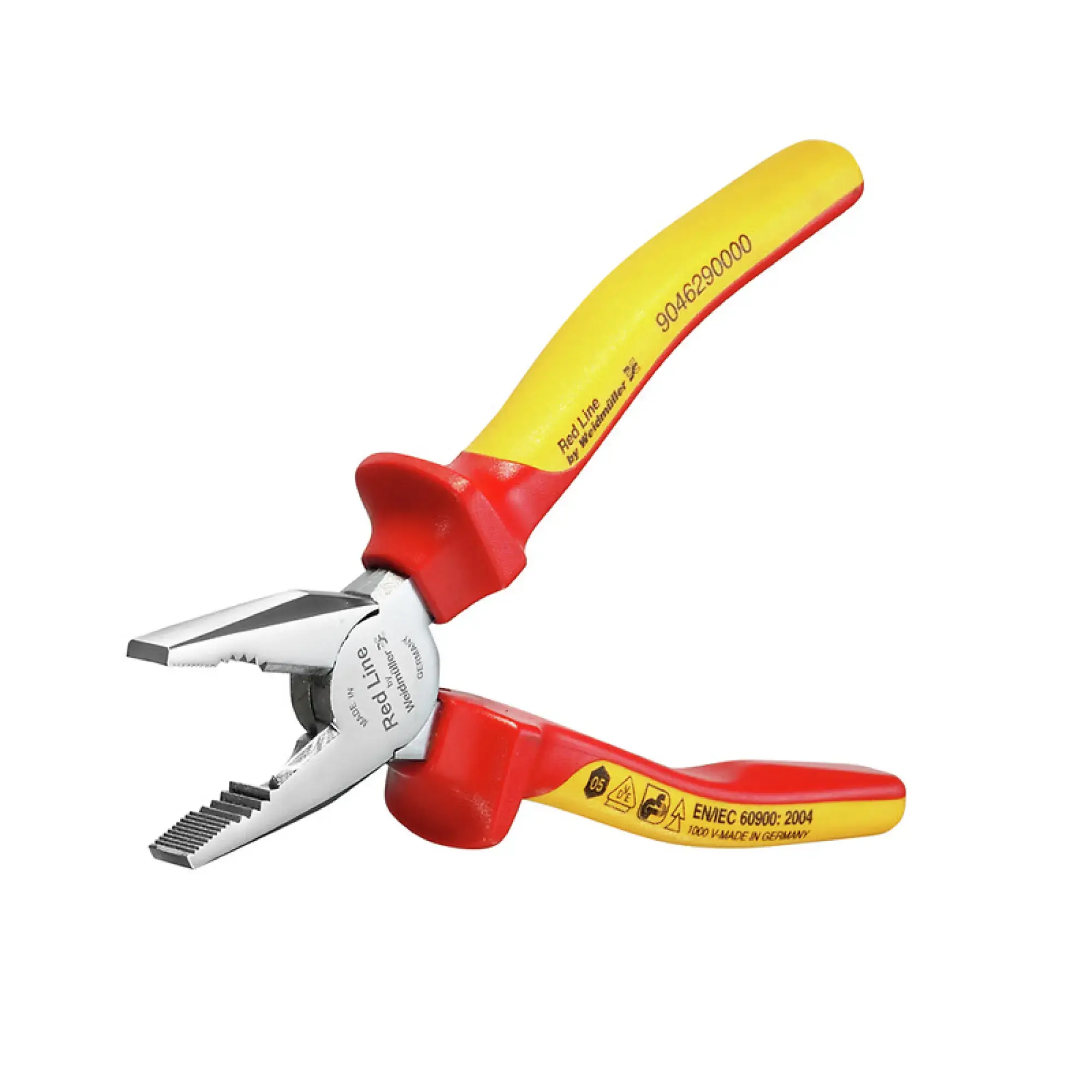 Weidmüller 9046290000 Combination pliers, 180 mm, Protective insulation, 1000 V: Yes (img_001)