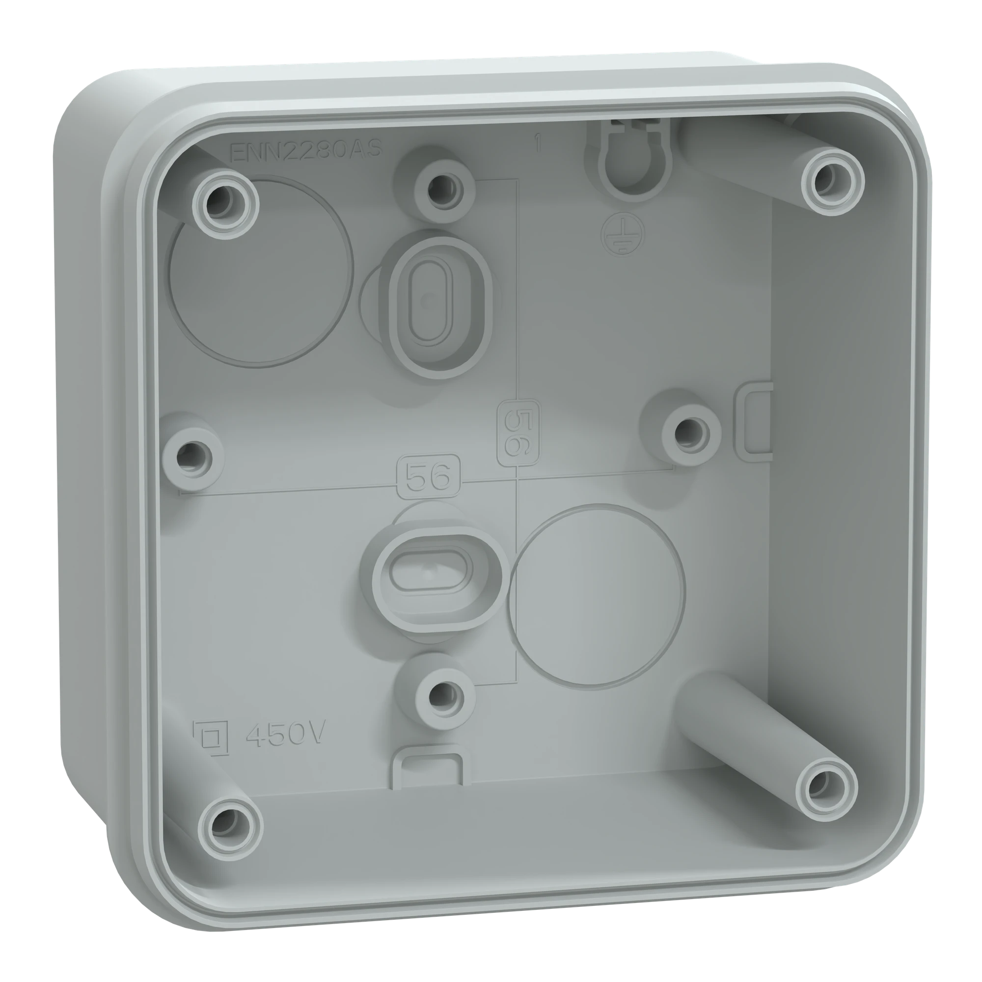 Schneider Electric NSYTBP885 PC Enclosure IP66 IK08 RAL7035 In.H80B80D65Out.H89B89D51 non-conductive PC cover H10 (img_002)