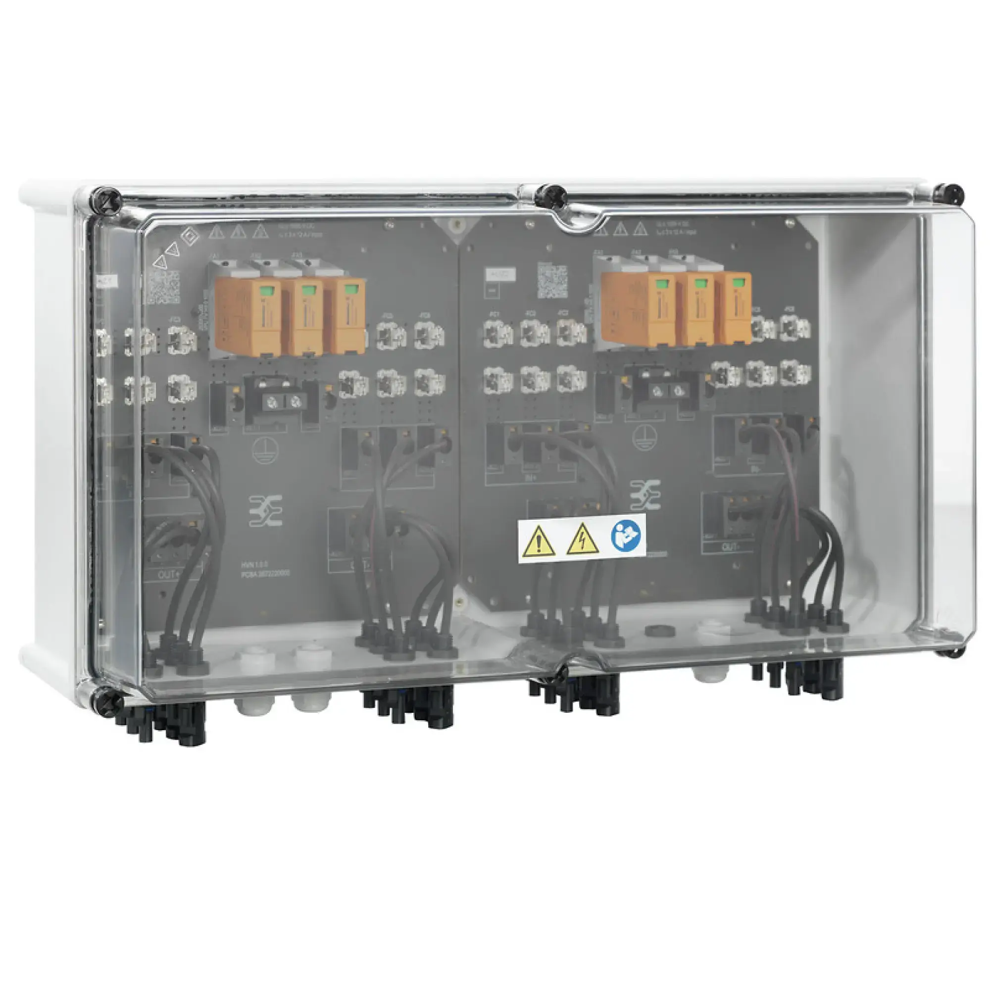 Weidmüller 2683080000 Combiner Box (Photovoltaik), 1000 V, 2 MPP's, 3 Inputs / 3 Outputs per MPP, With fuse holder, Surge protection I / II, WM4C (img_001)