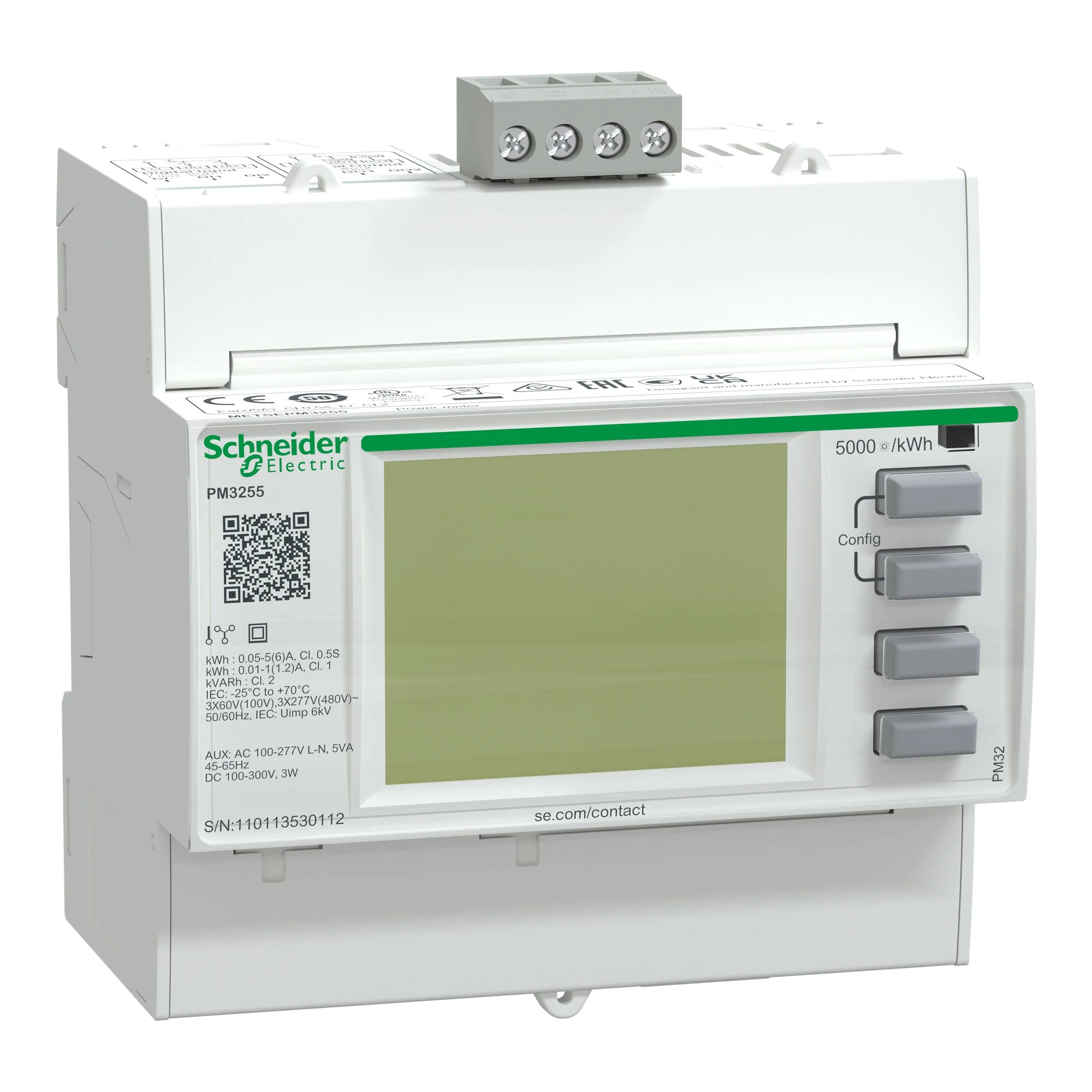 Schneider Electric METSEPM3255 PM3255 measuring device, 2 digital E, 2 digital A, RS485 (img_001)