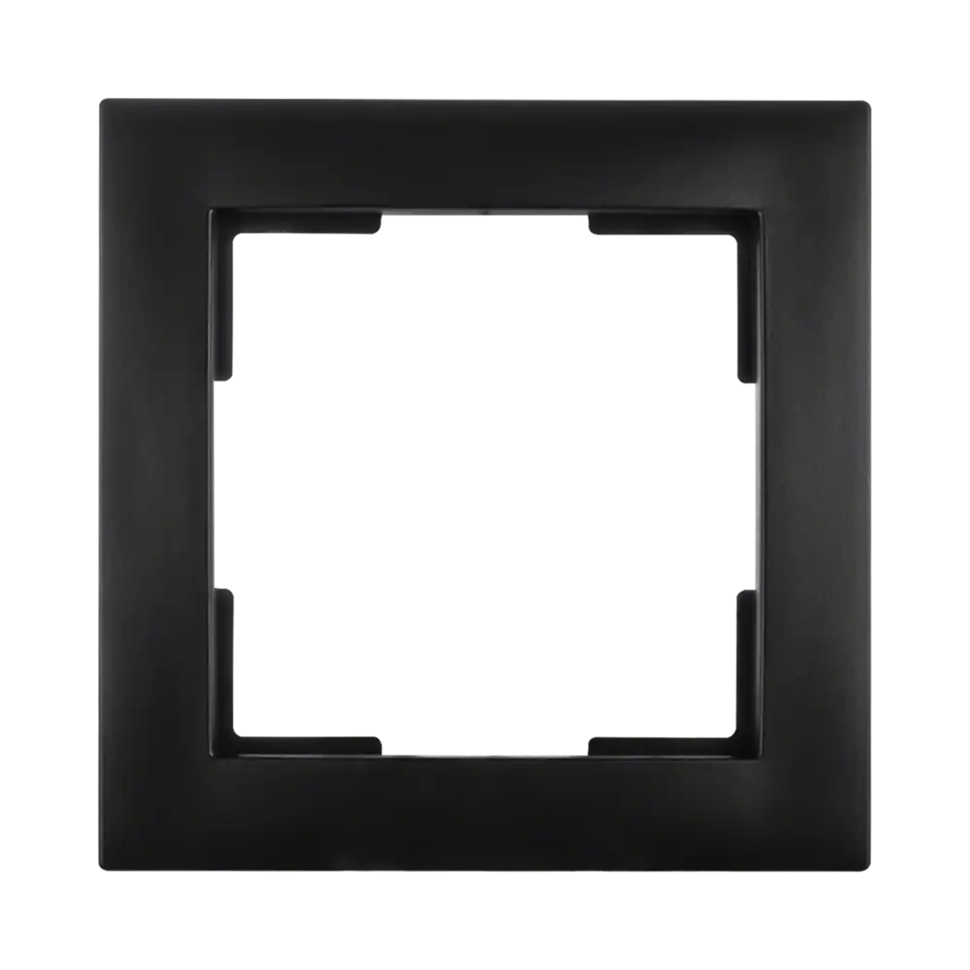 ION INDUSTRIES 80.302.116 1-gang cover frame E1 Matt Black (img_001)