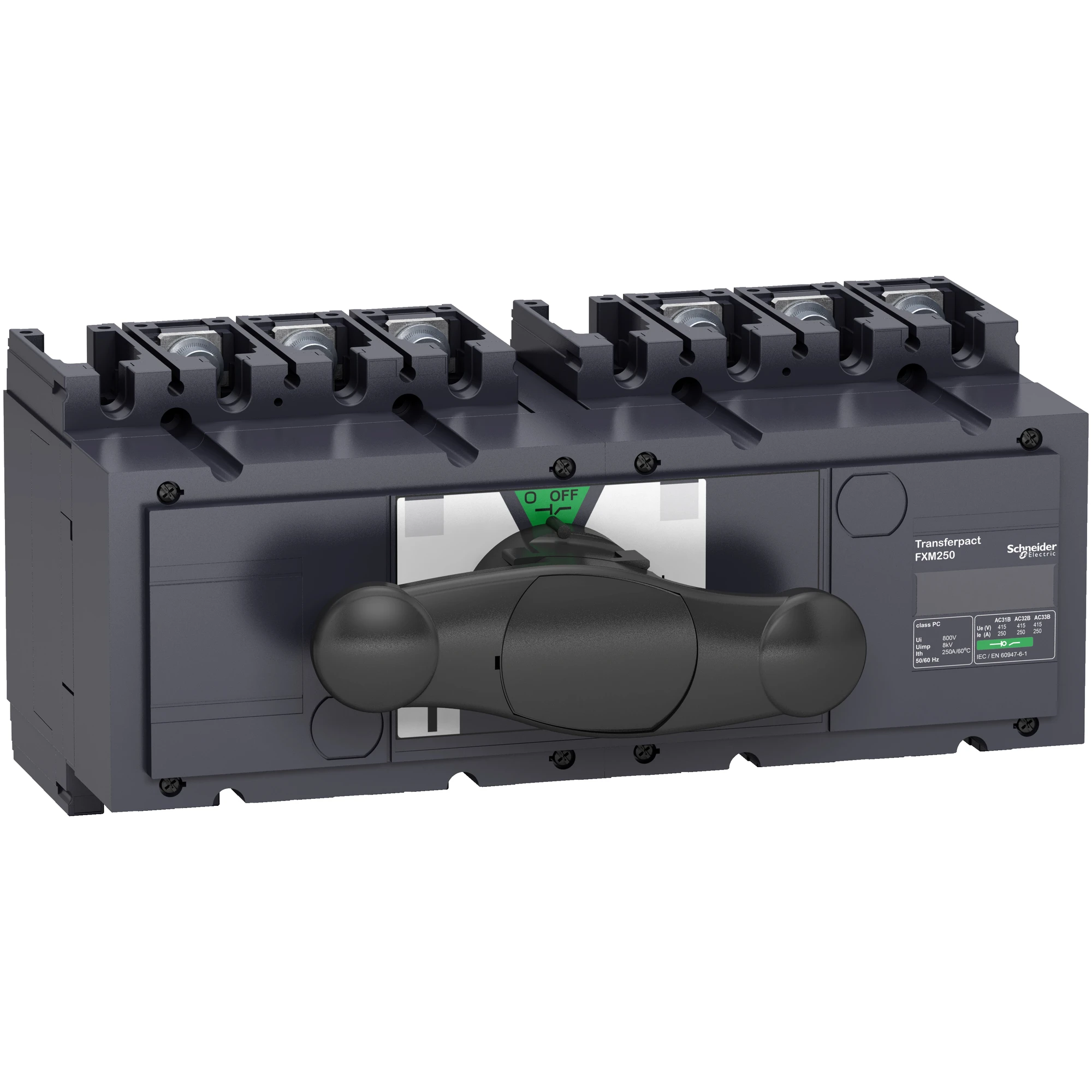 Schneider Electric 31146 Manual network transfer switch with ComPact INS250 3P 250A fixed mount (img_001)
