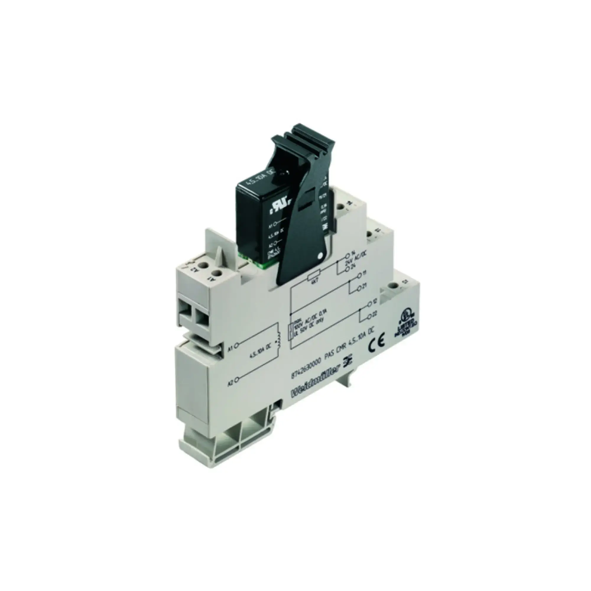 Weidmüller 8742630000 Limit value monitoring, Current monitoring, Input : 0…1 A AC, Output : Relay (img_001)