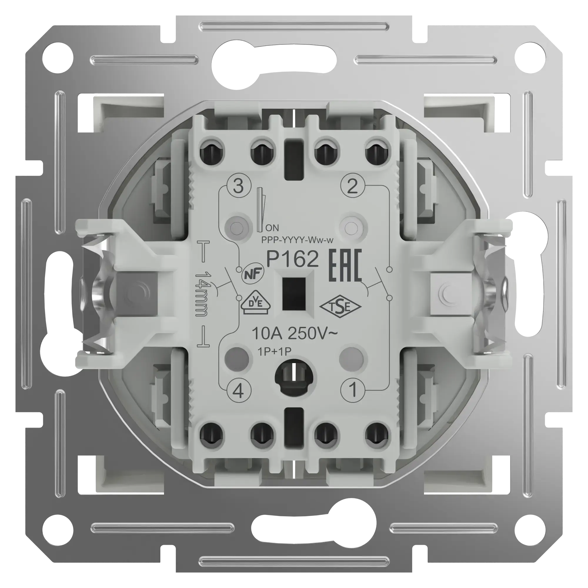 Schneider Electric EPH1170121D Double Push Button flush-mounted, white, Asfora (img_004)