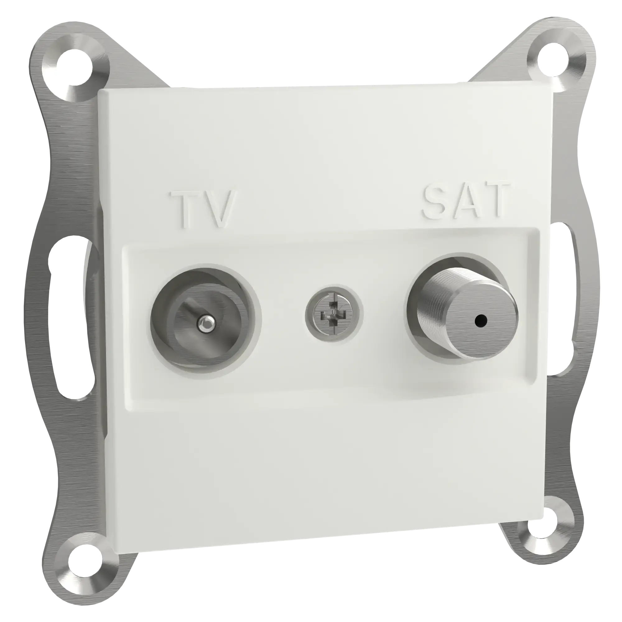 Schneider Electric EPH3470321D TV-SAT Pass-Through Socket 8dB flush-mounted, white, Asfora (img_002)