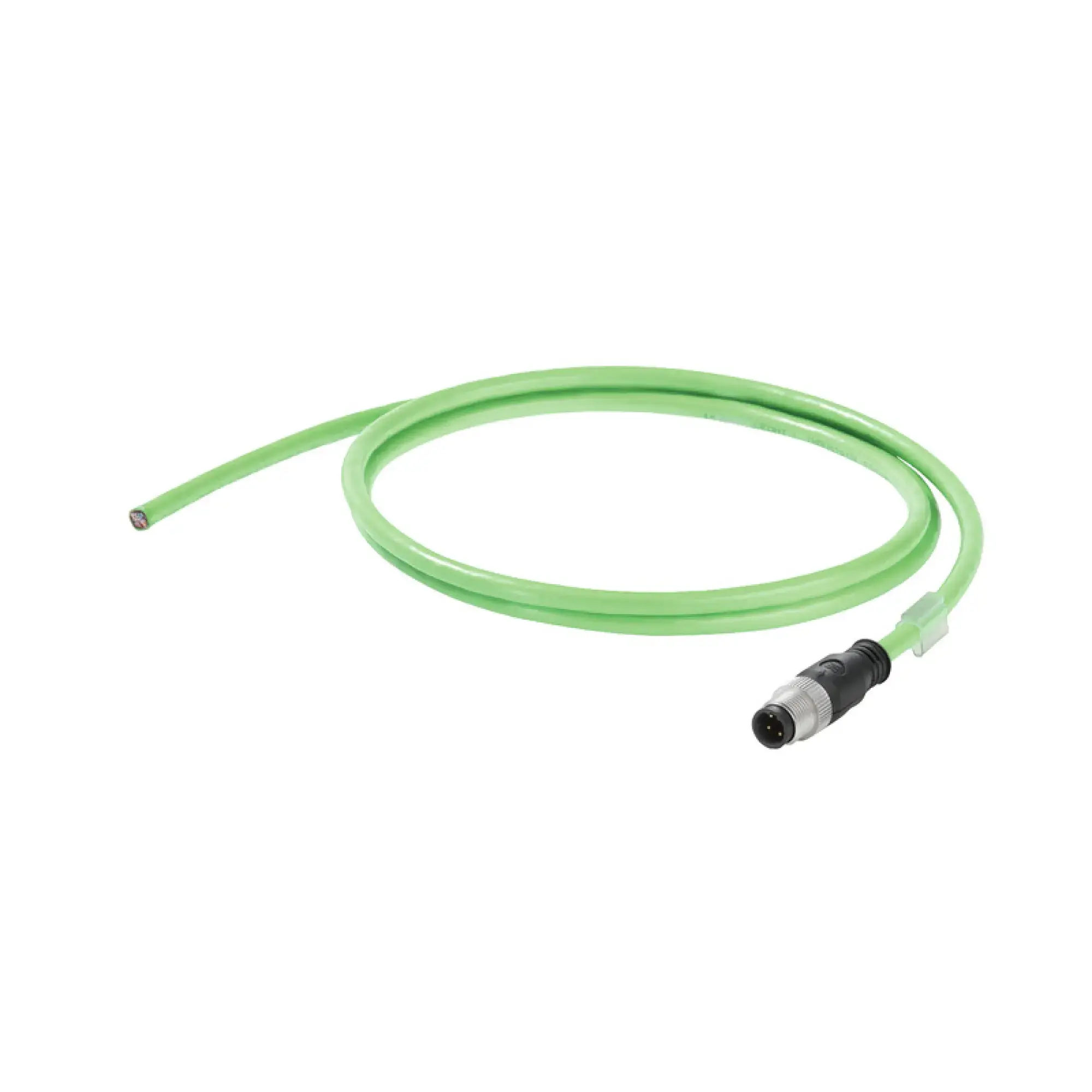 Weidmüller 1025940300 PROFINET Cable (assembled), M12 D-code – IP 67 straight pin, Open, Number of poles: 4, Length: 30 m (img_001)