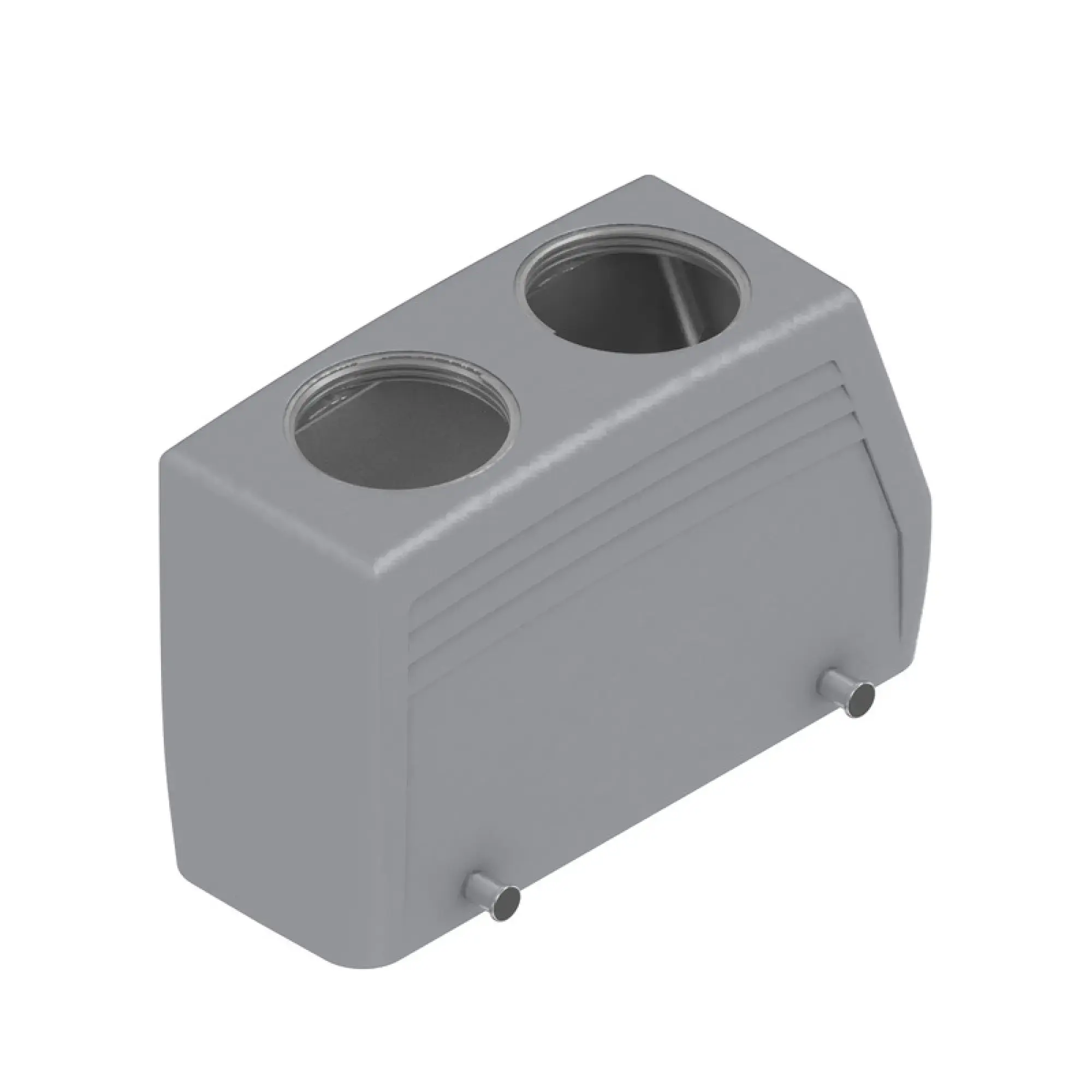 Weidmüller 1009710000 Housing (industry plug-in connectors), Cable entry from top, Plug housing, Side-locking clamp on lower side, Size: 8, IP65 (in plugged condition) (img_001)