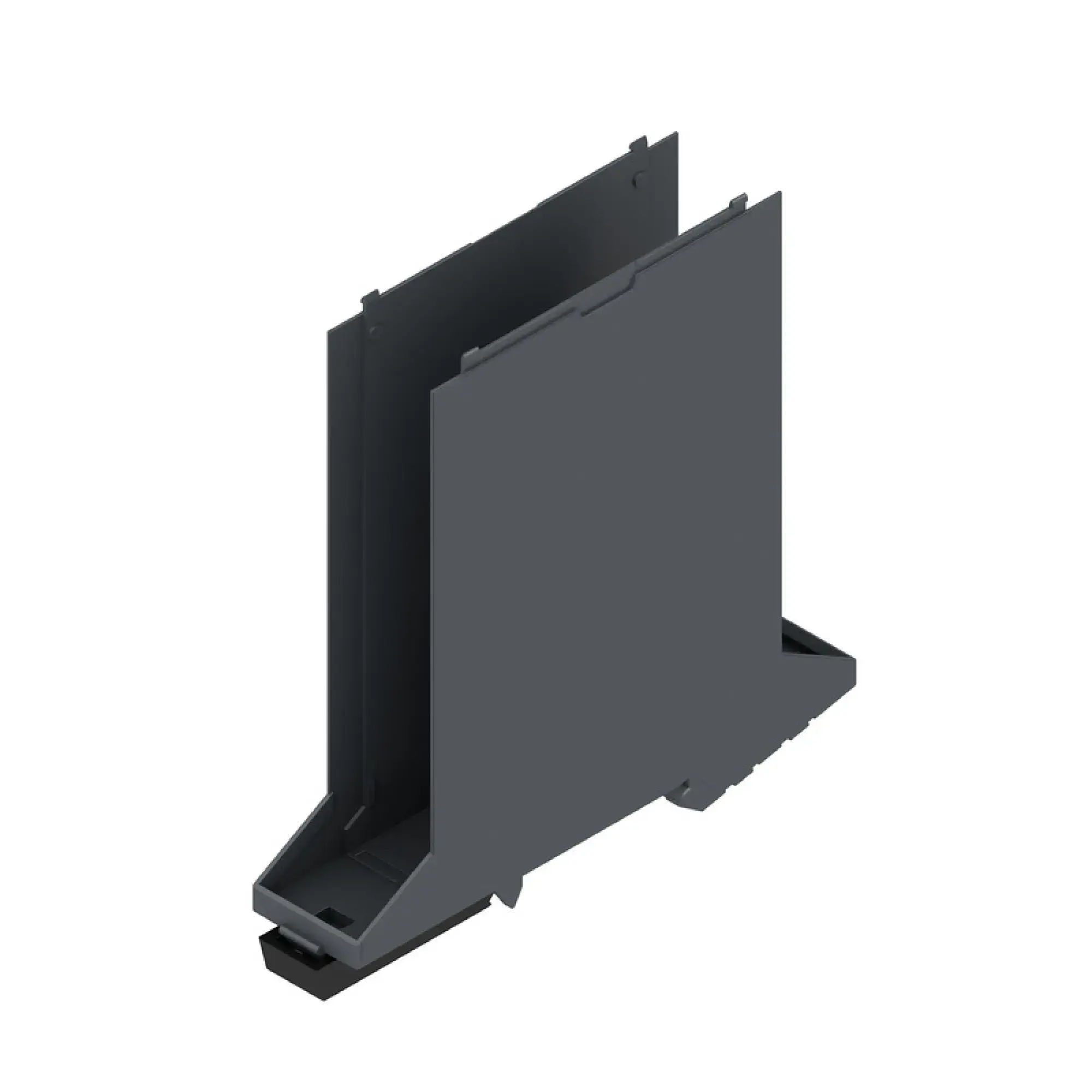 Weidmüller 1073350000 Base element (Modular housing), Width: 22.5 , IP20 in installed state, Plastic, Graphite grey (img_001)