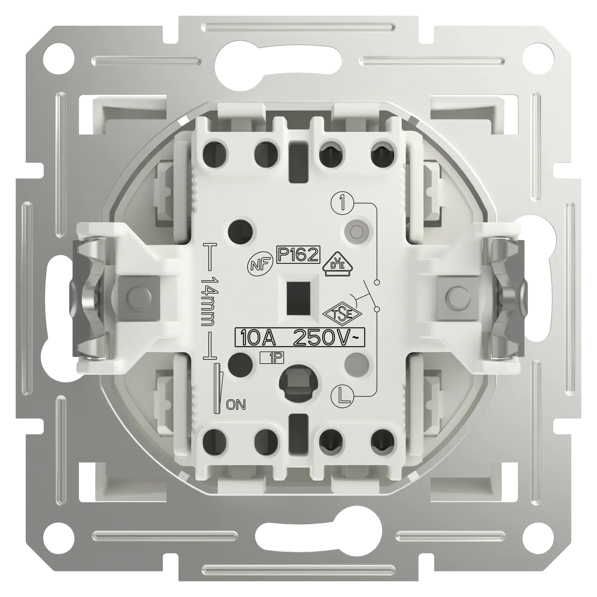 Schneider Electric EPH0870121D Push Button with Bell Symbol flush-mounted, white, Asfora (img_004)