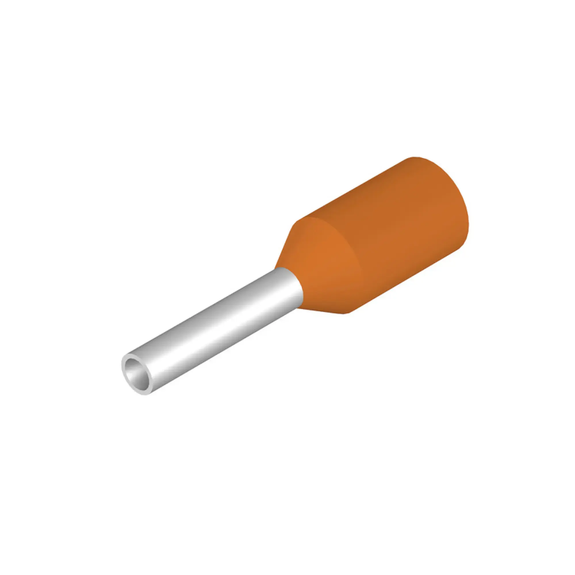 Weidmüller 0409500000 Wire end ferrule, Standard, 0.5 mm², Stripping length: 8 mm, orange (img_001)