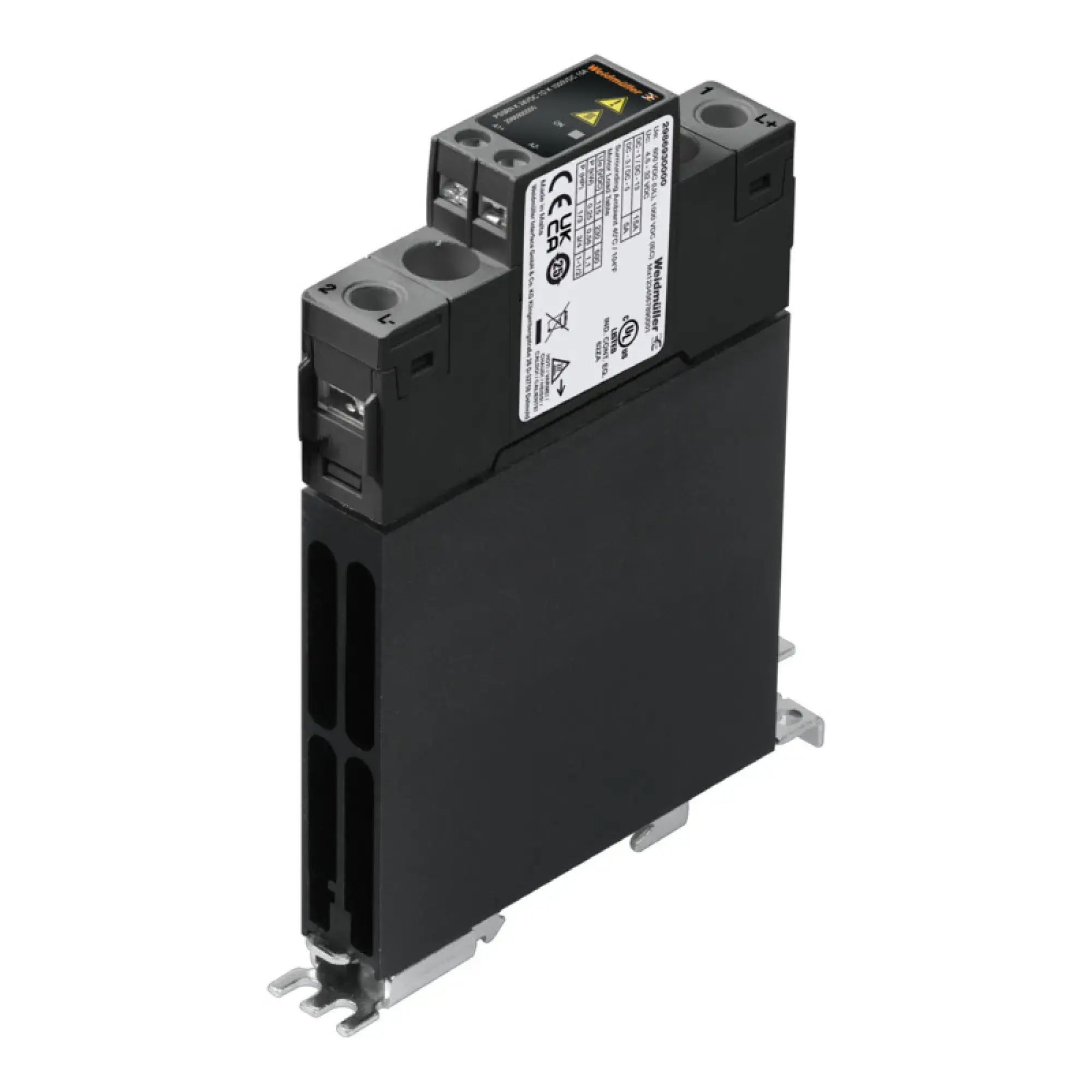 Weidmüller 2986930000 Solid state contactor, 4.5…32 V DC, 20.4…1000 V DC (IEC), Continuous current: 15 A (img_001)