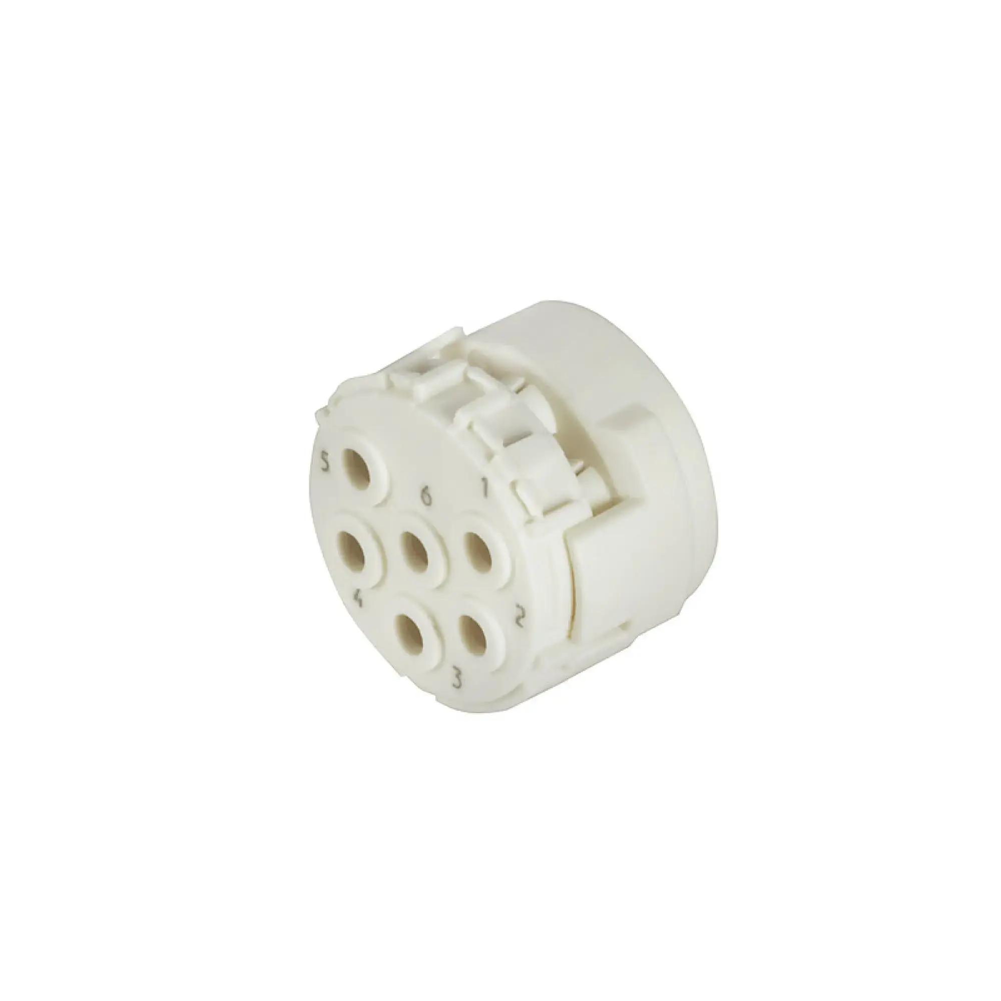 Weidmüller 1170020000 contact insert (circular connector), Plug-in connector, Socket connector, 7-pole, Crimp connection, M23, Number of poles: 6, Coding: none (img_001)