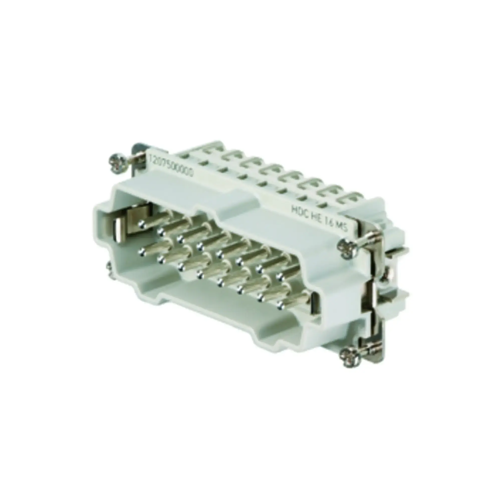 Weidmüller 1207500000 Contact insert (industry plug-in connectors), Male, 500 V, 16 A, Number of poles: 16, Screw connection, Size: 6 (img_001)