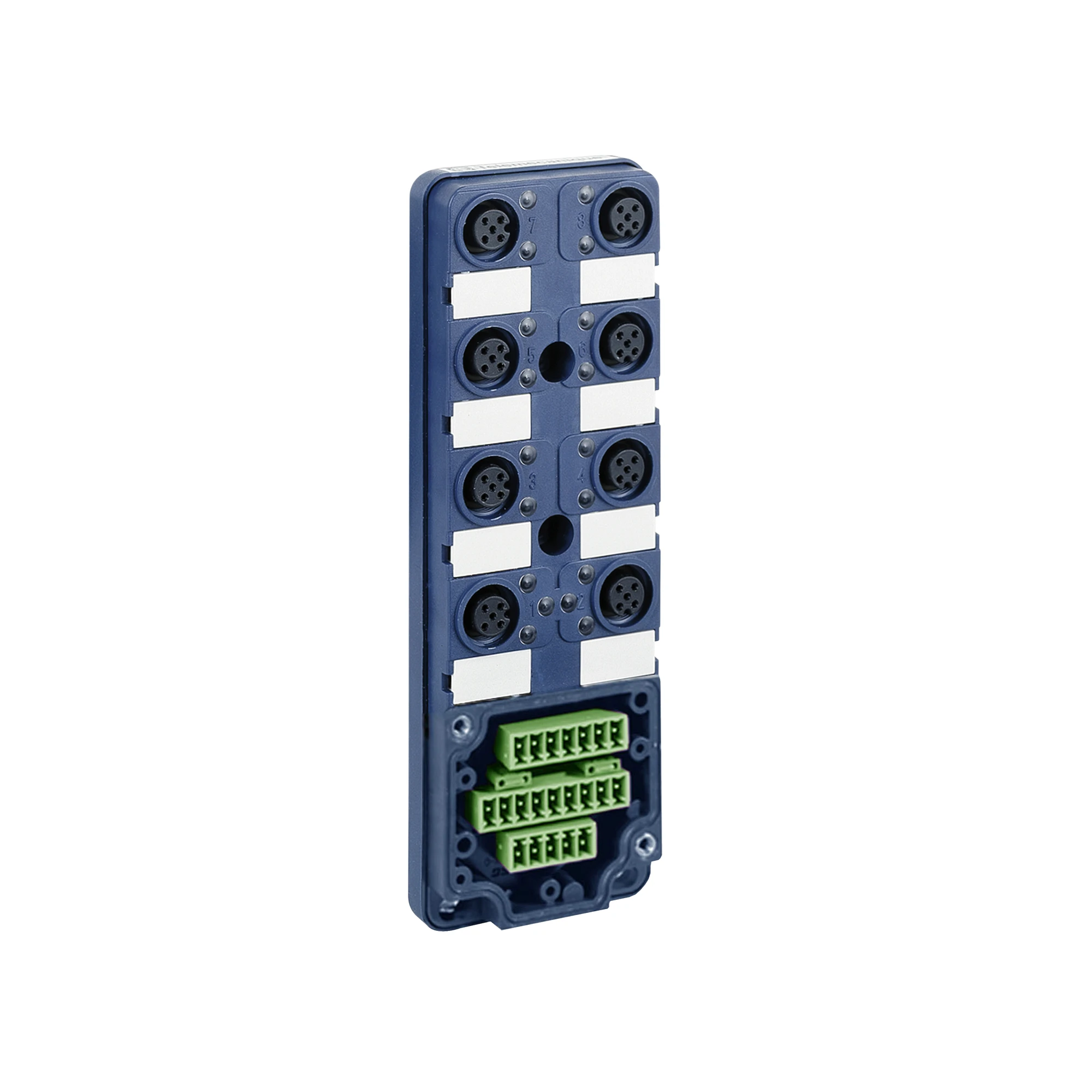 Schneider Electric ABE9C1281M Passive distribution box IP67, with 8-channel M12 connector, LED (img_001)