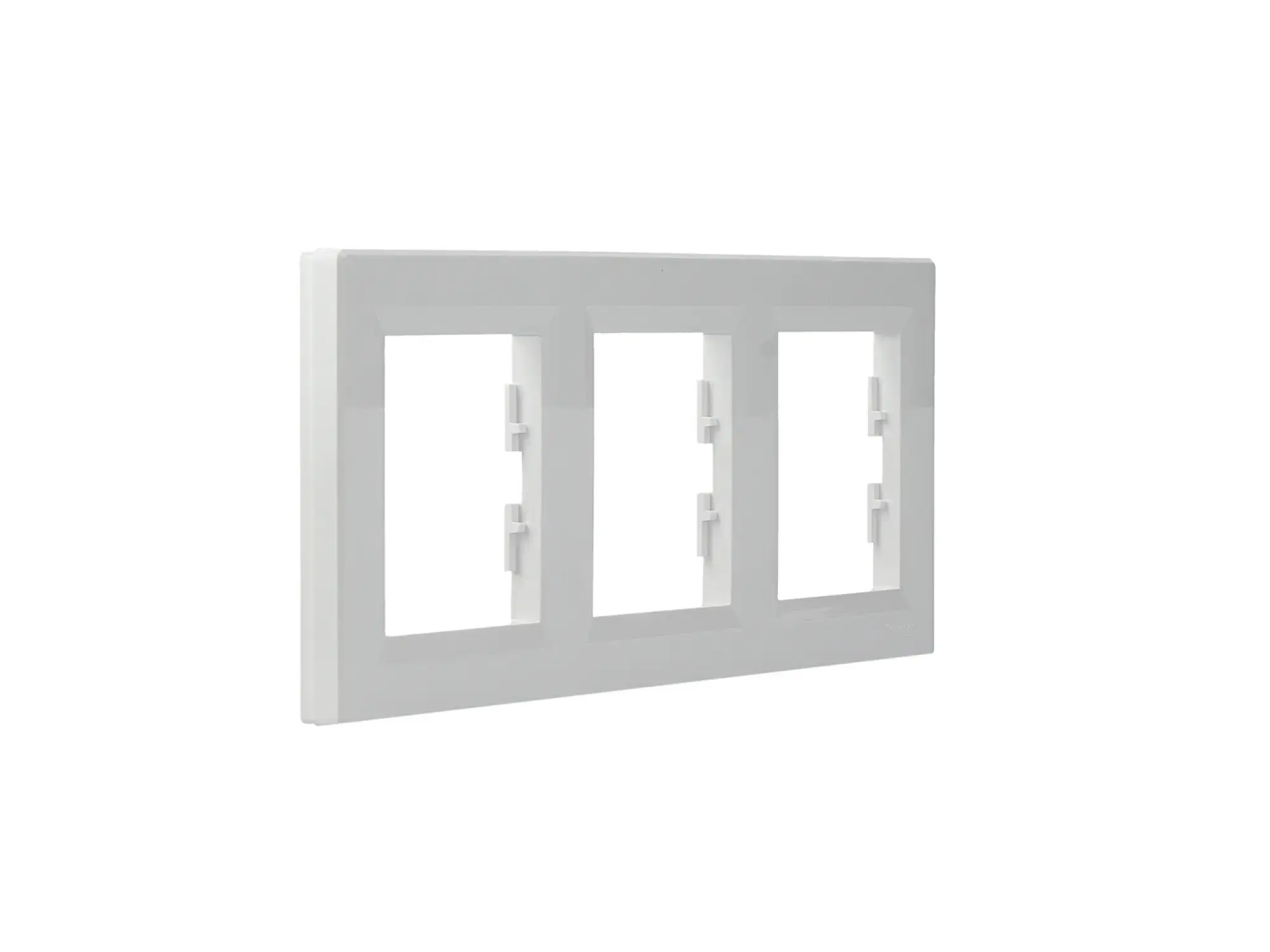 Schneider Electric EPH5800321D 3-Gang Frame Horizontal, white, Asfora (img_016)