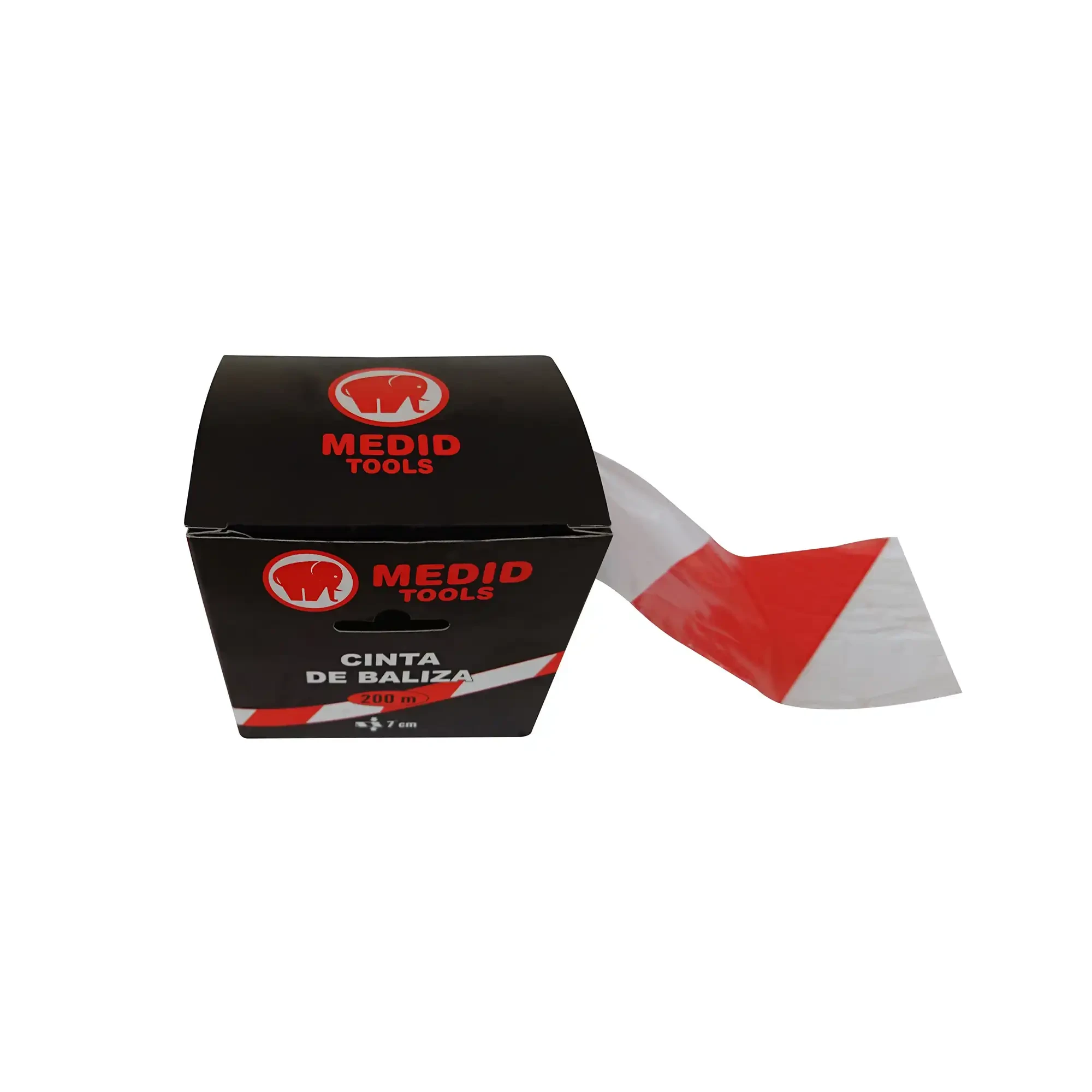 MEDID 39/4 Two-colour plastic barrier tape red/white 200m x 7 cm (img_001)