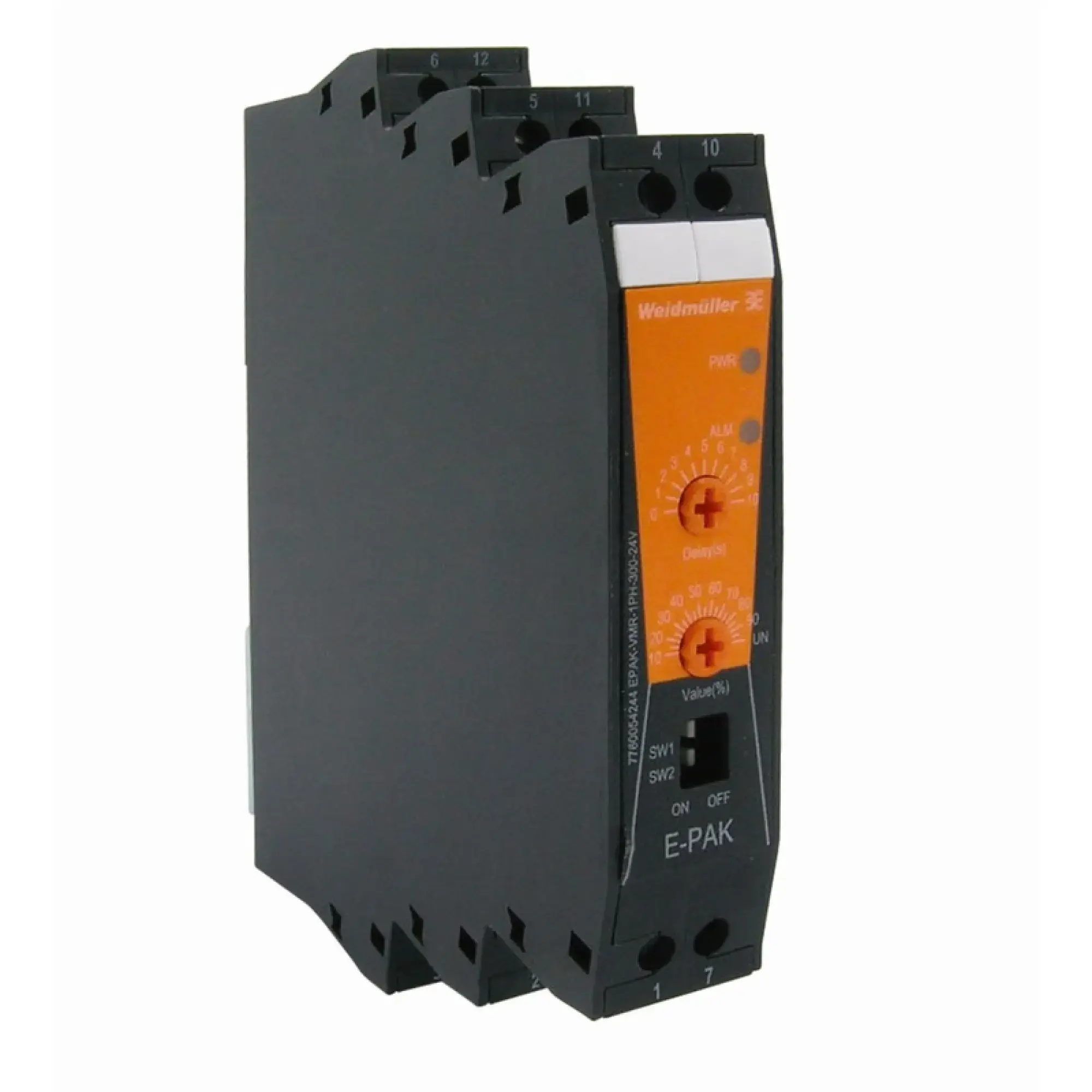 Weidmüller 7760054245 Limit value monitoring, Input: single-phase voltage, Input : 1 phase, Output : Relay (img_001)