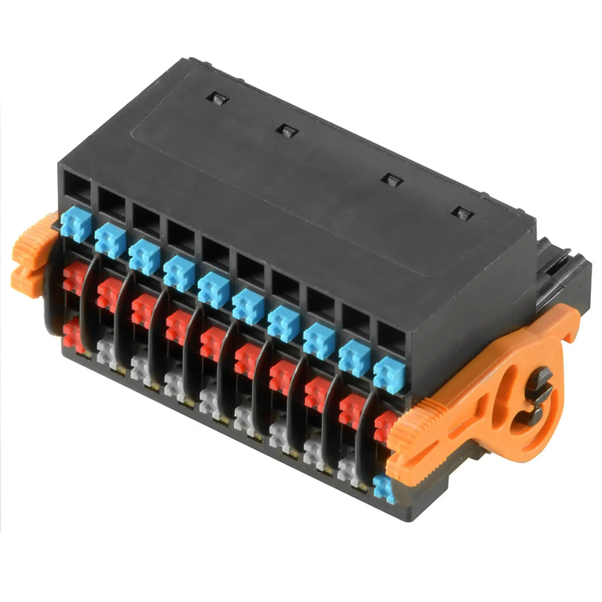 Weidmüller 1000570000 PCB connector (wire connection), 160 V, 2.2 A, Pitch in mm: 3.50, 1.5 mm², Number of poles: 30, PUSH IN with actuator, Box (img_001)