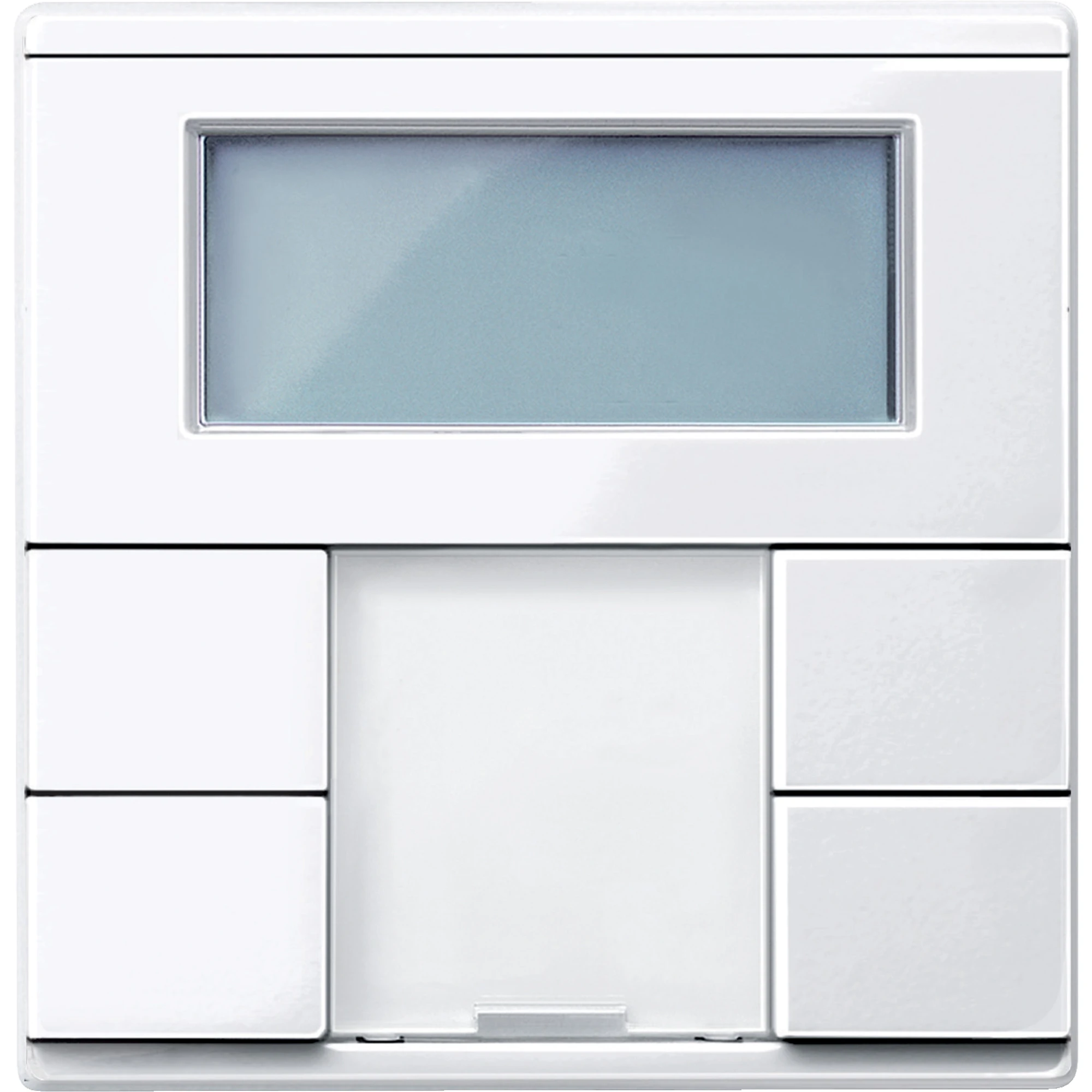 Schneider Electric MTN6212-0325 2-way button plus with room temperature controller, glossy active white, System M (img_001)