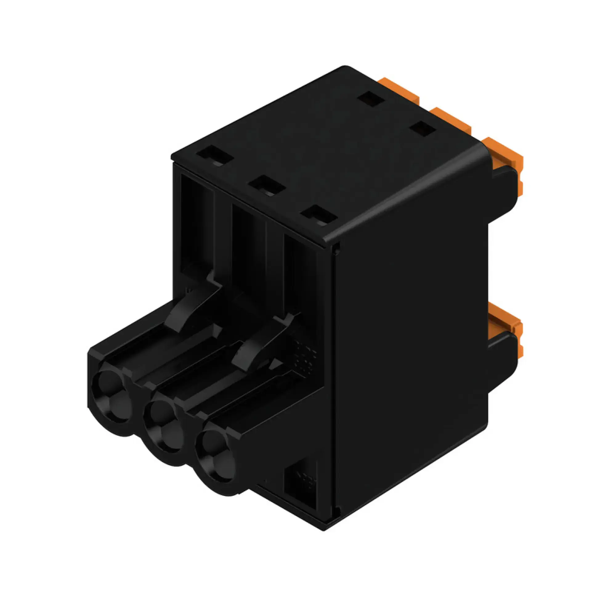 Weidmüller 1000870000 PCB connector (wire connection), 320 V, 20.8 A, Pitch in mm: 5.08, 3.31 mm², Number of poles: 3, PUSH IN with actuator, Box (img_001)