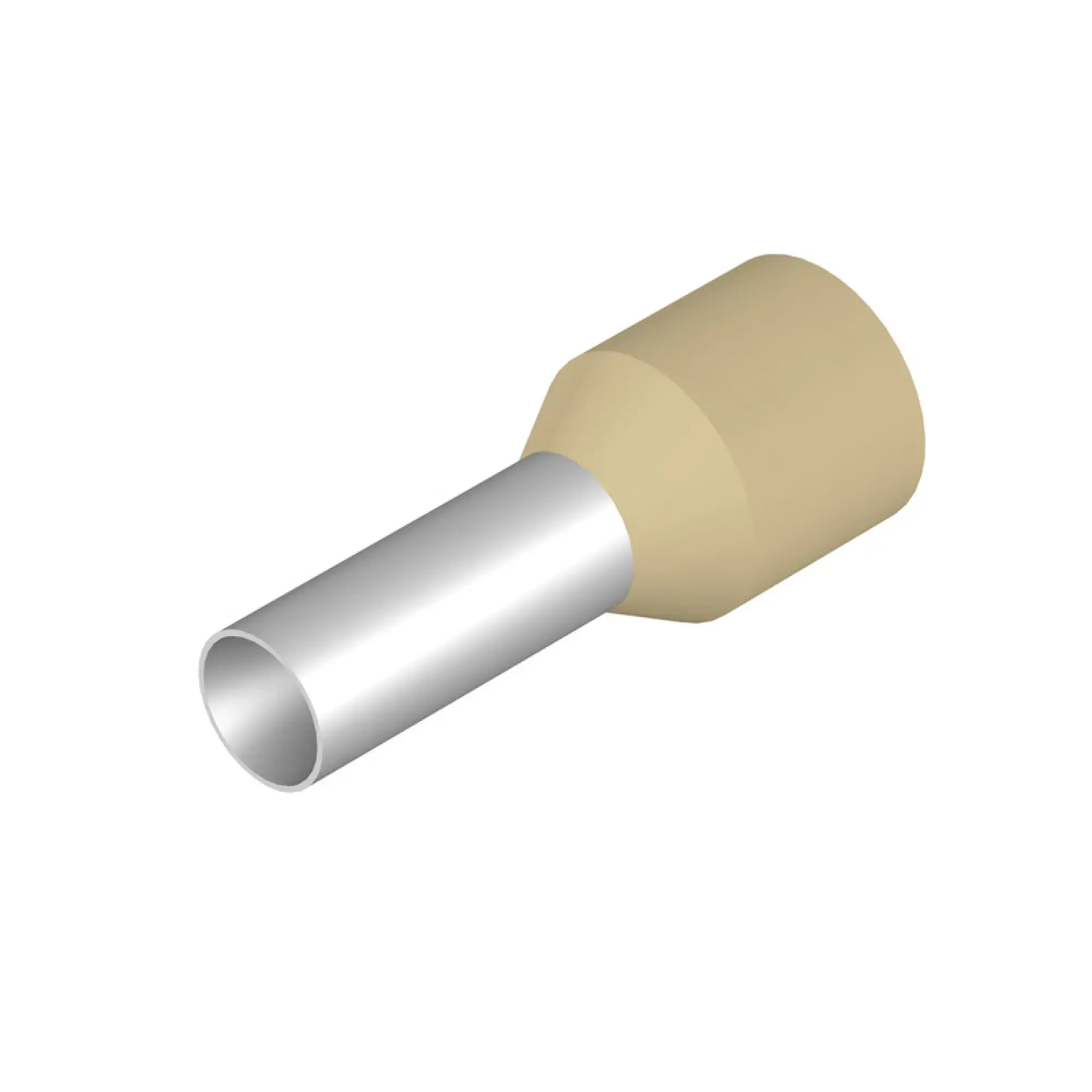Weidmüller 0534200000 Wire end ferrule, Standard, 10 mm², Stripping length: 15 mm, Ivory (img_001)
