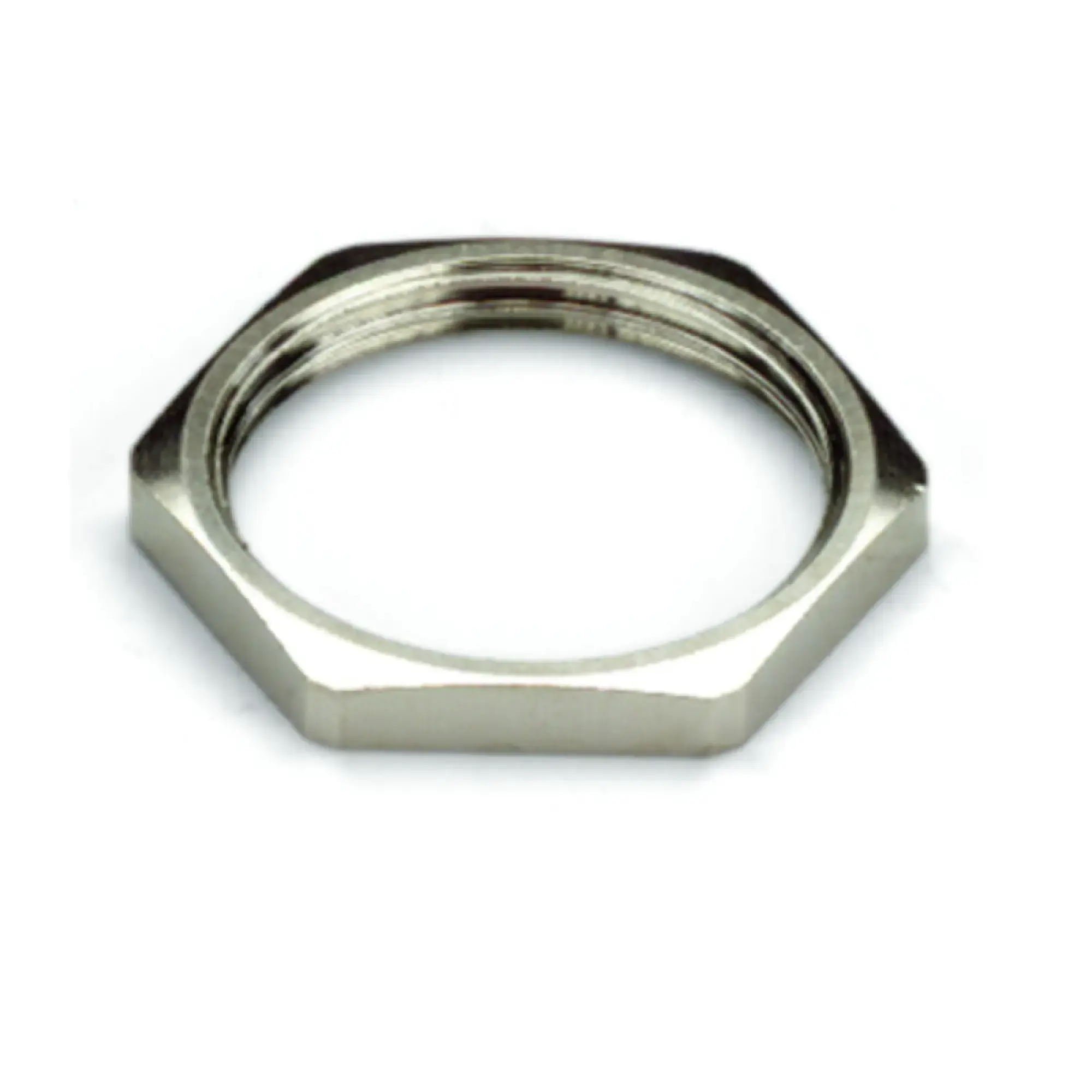 Weidmüller 1185690000 Locknut for cable gland (metal), SKMU SS (stainless steel locknut), M 20, 2.2 mm, Stainless steel 1.4404 (img_001)