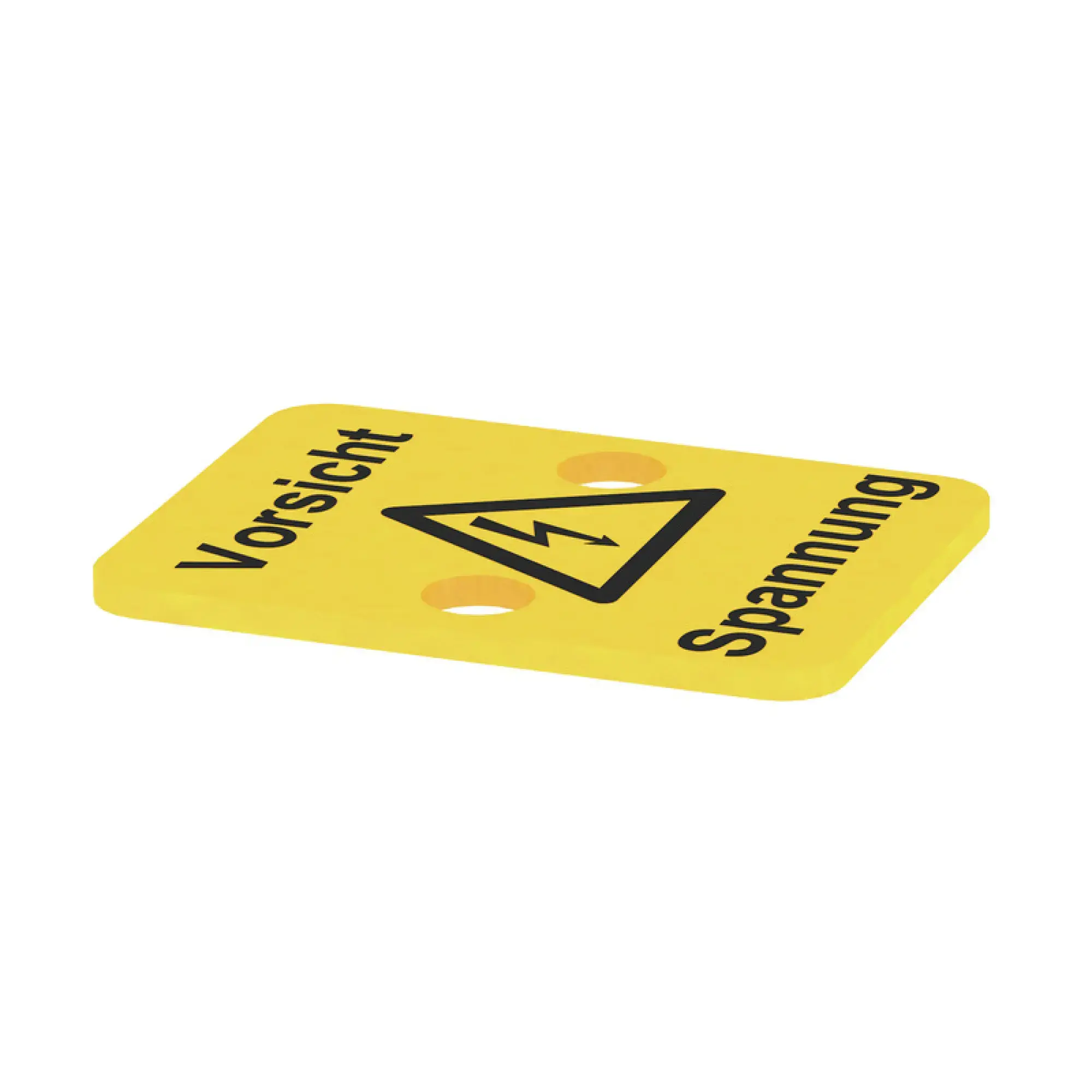 Weidmüller 0285300000 Terminal cover, yellow, PVC, Height: 25 mm, Width: 25.6 mm, Depth: 1 mm, V-2 (img_001)