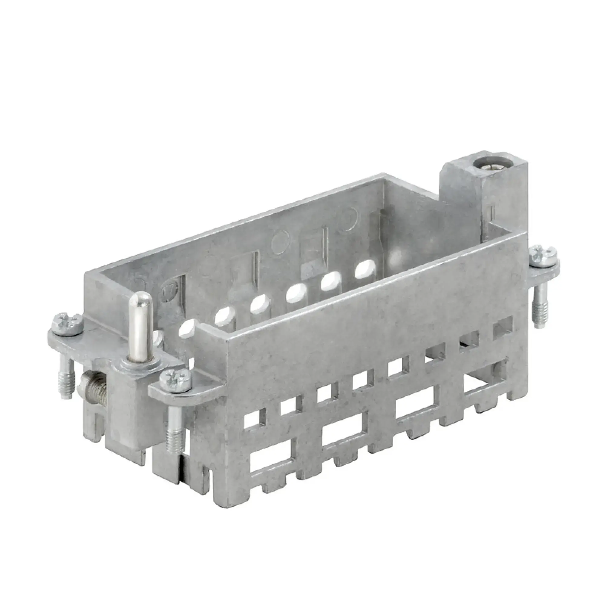 Weidmüller 1429010000 Frame for industrial connector, Series: ModuPlug, Size: 6, Number of slots: 4, Diecast zinc (img_001)