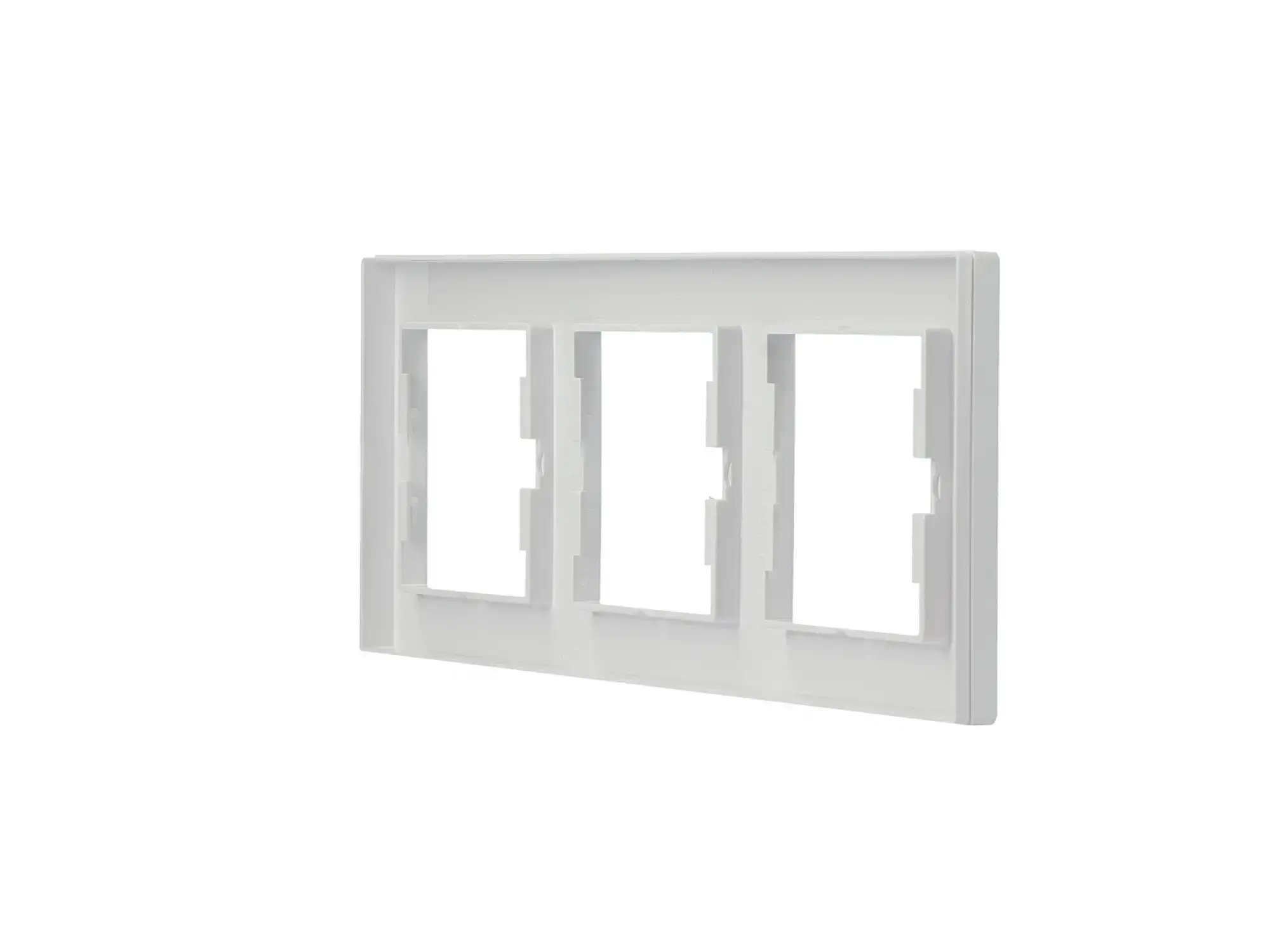 Schneider Electric EPH5800321D 3-Gang Frame Horizontal, white, Asfora (img_014)