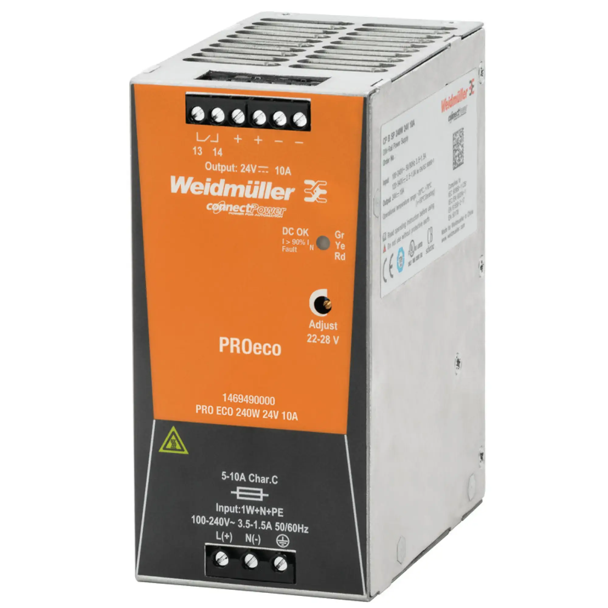 Weidmüller 1469490000 Power supply, 240 W, 10 A @ 55 °C (img_001)