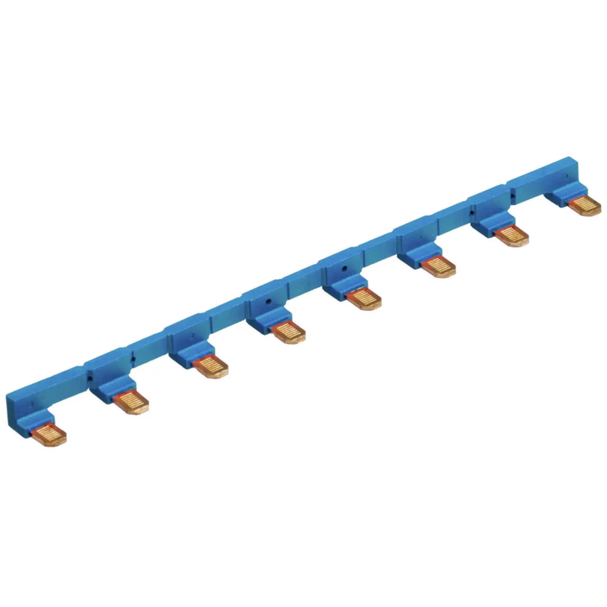 Weidmüller 3052700000 Cross-connector (relay), blue, 10 A, can be cut to length, Number of poles: 8 (img_001)