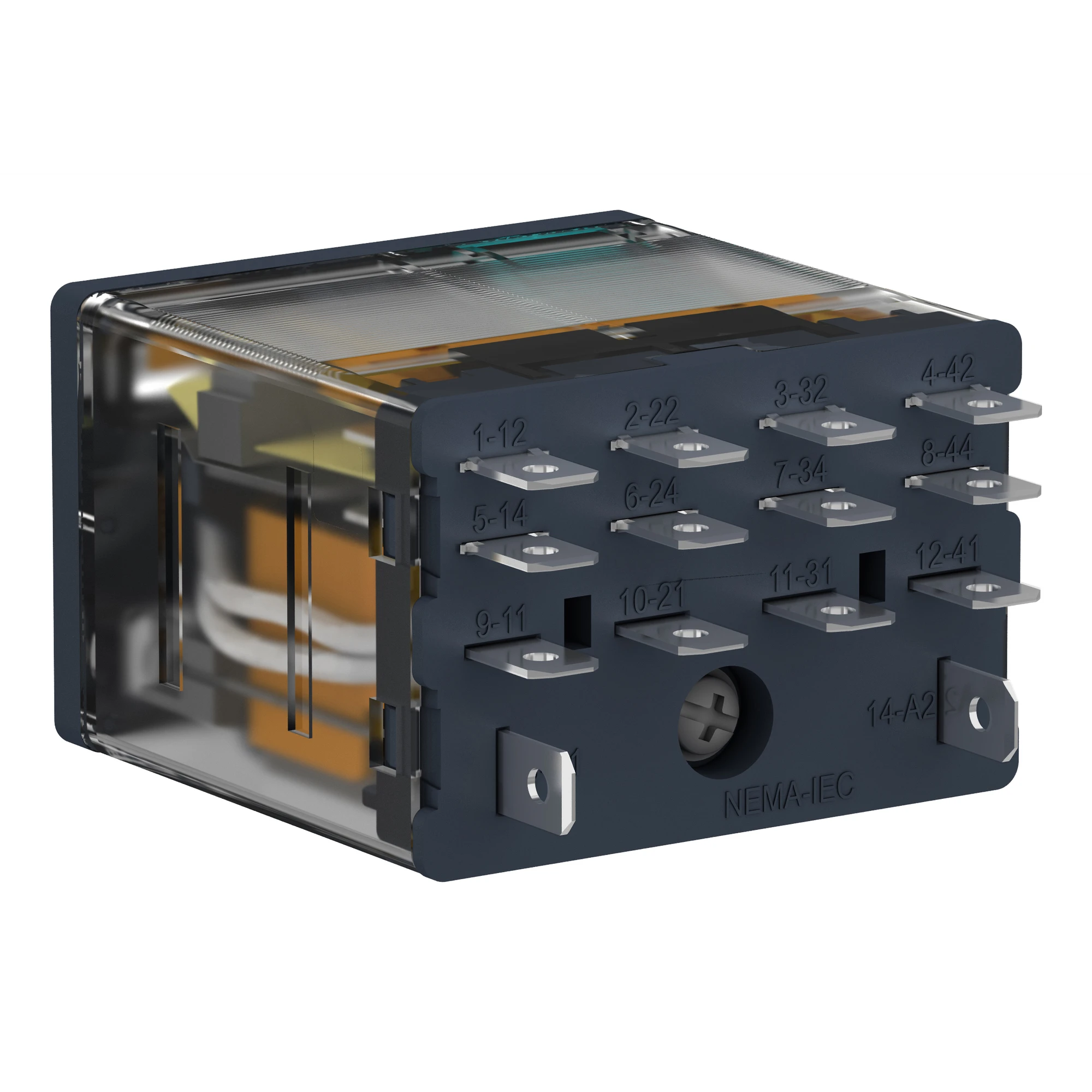 Schneider Electric RPM42ED Power Relay RPM, 4 W, 15 A, 48 VDC, with LED, with Test Button (img_002) Schneider Electric RPM42ED Power Relay RPM, 4 W, 15 A, 48 VDC, with LED, with Test Button (img_002)