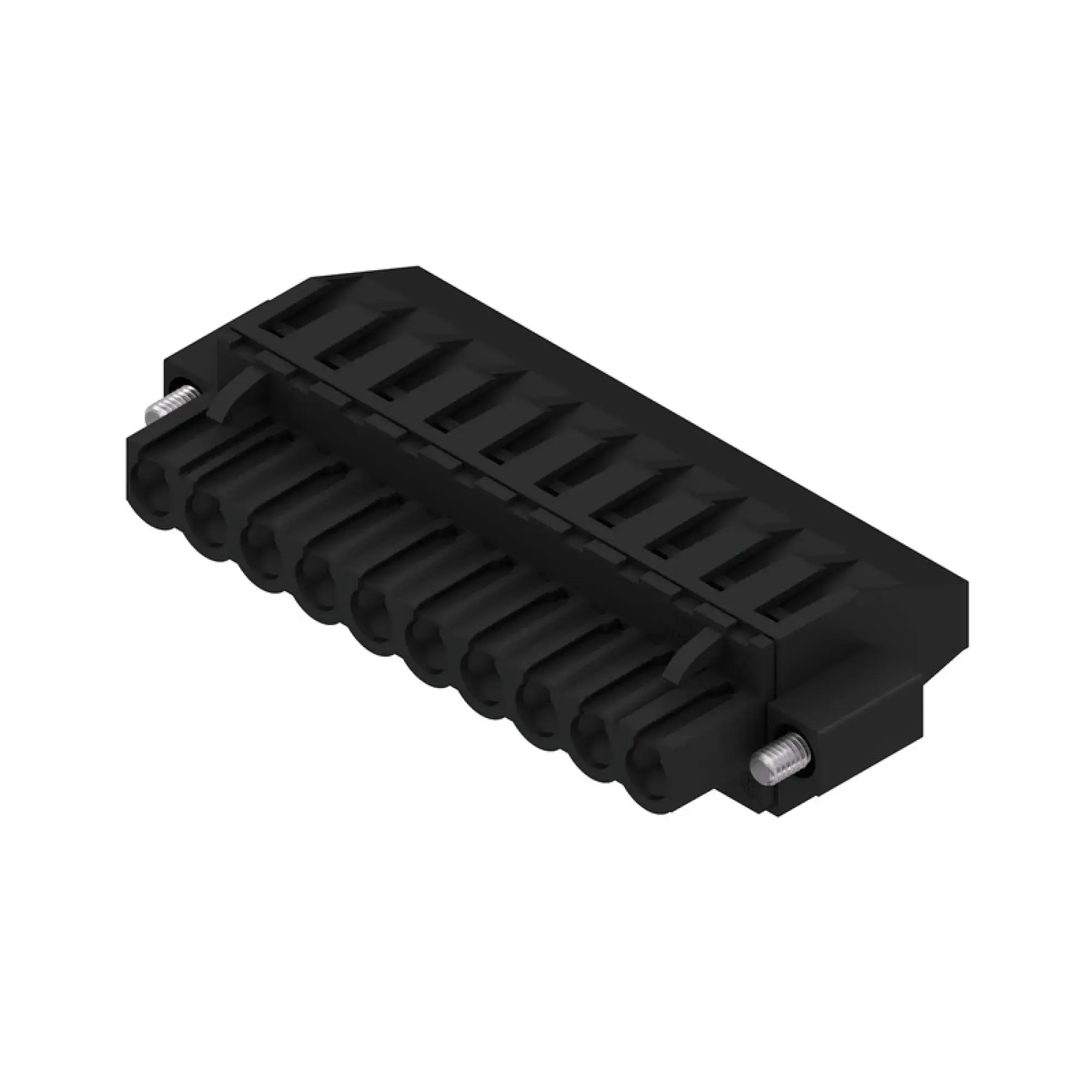 Weidmüller 1950660000 PCB connector (wire connection), 320 V, 23 A, Pitch in mm: 5.08, 4 mm², Number of poles: 10, Clamping yoke connection, Box (img_001)