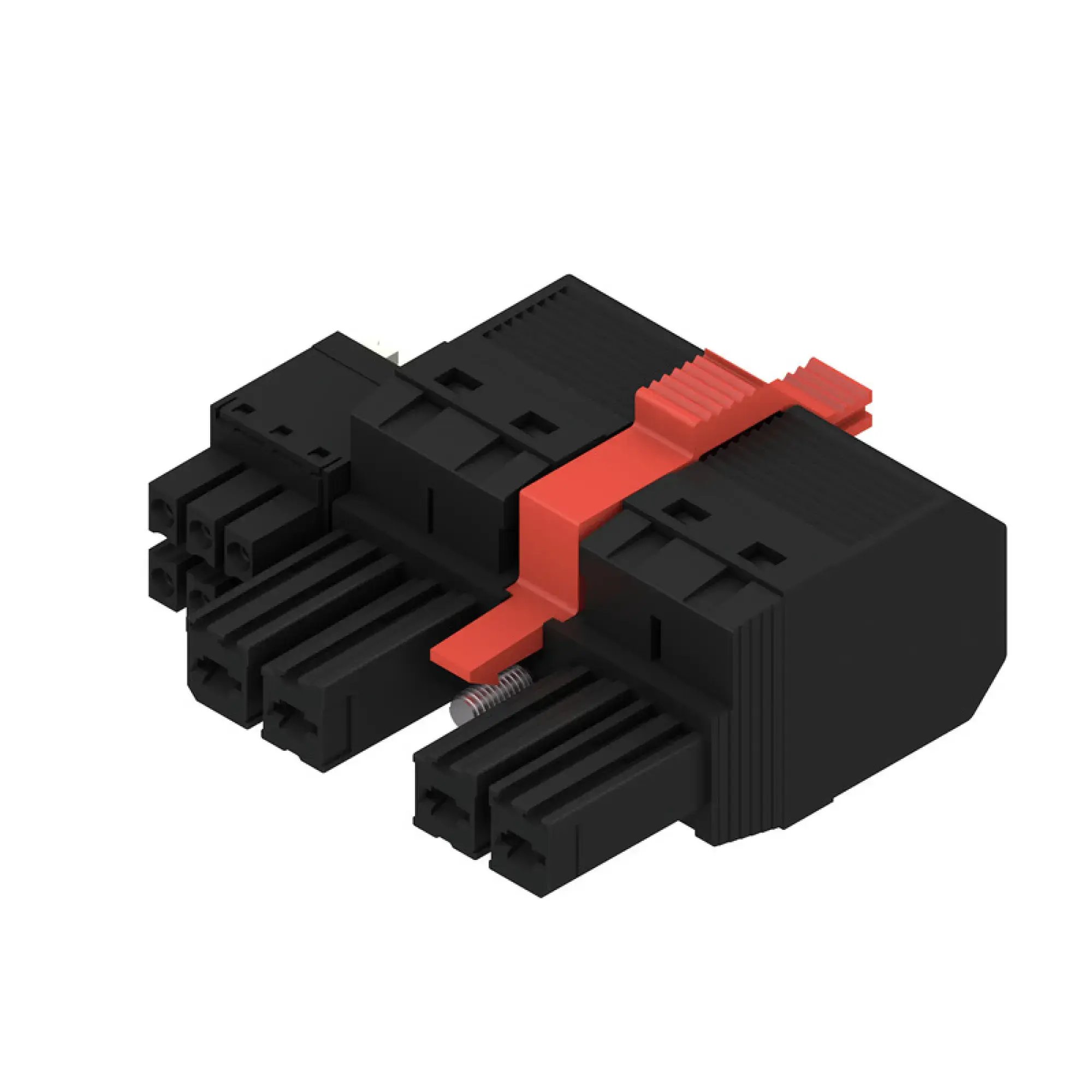 Weidmüller 2628640000 Hybrid connector (wire connection), 7.62 mm, Number of poles: 4, PUSH IN with actuator, PUSH IN without actuator (img_001)