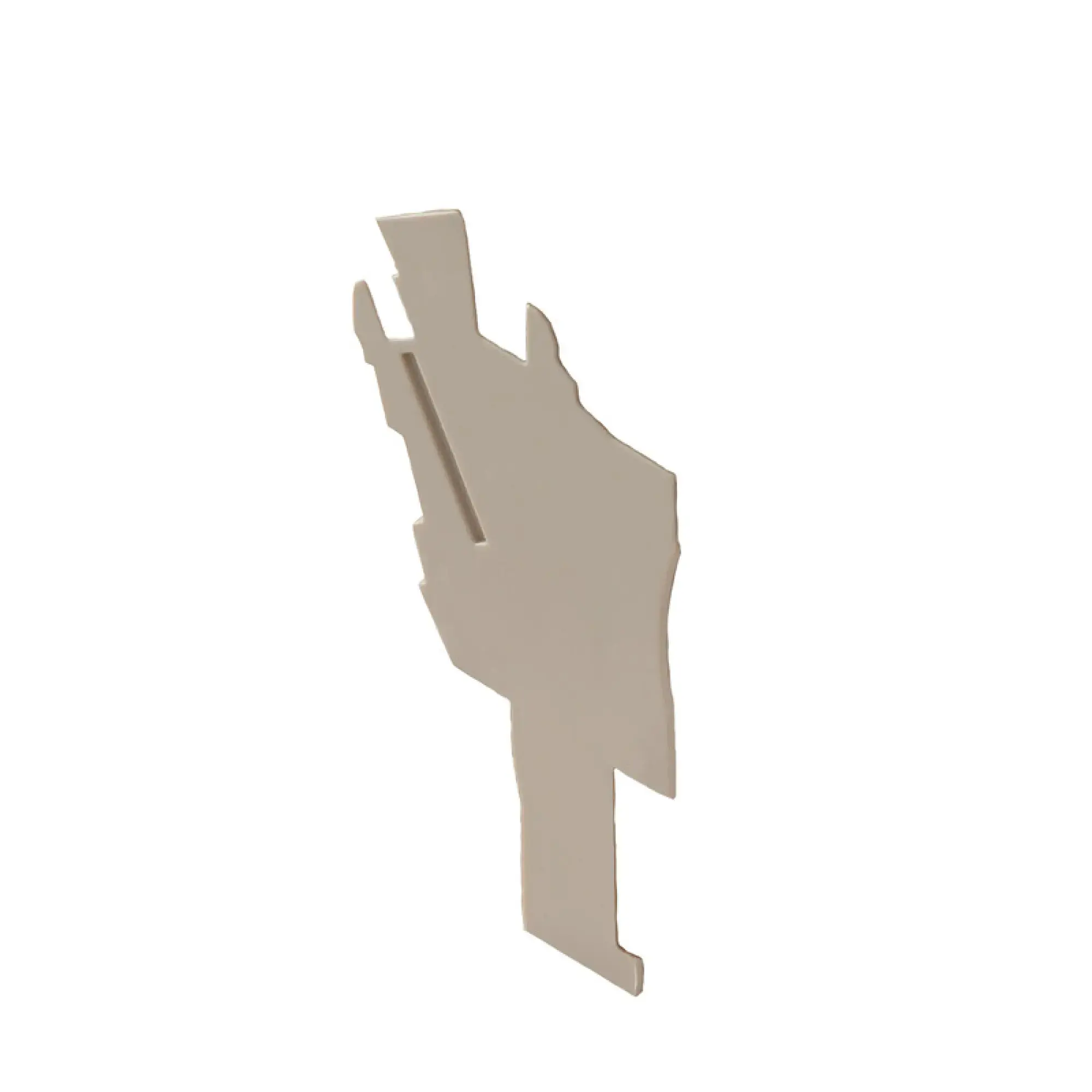 Weidmüller 2474220000 End and partition plate for terminals, dark beige, Height: 38.35 mm, Width: 2.5 mm, V-0, Wemid (img_001) Weidmüller 2474220000 End and partition plate for terminals, dark beige, Height: 38.35 mm, Width: 2.5 mm, V-0, Wemid (img_001)