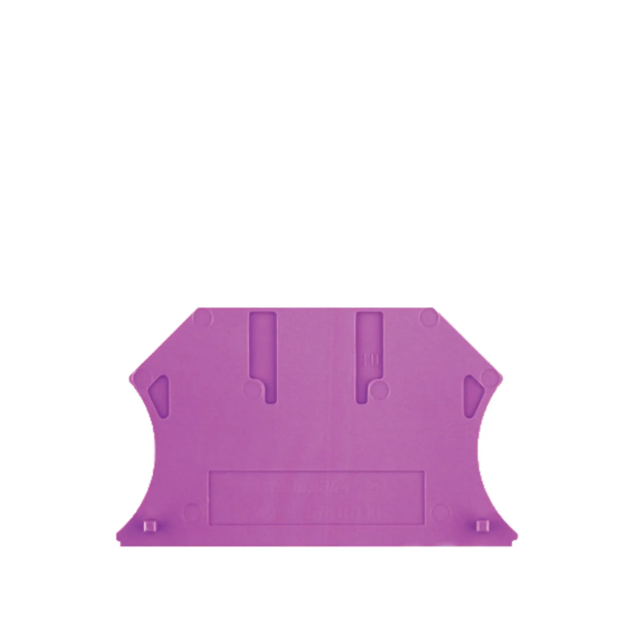 Weidmüller 1072210000 End plate (terminals), violet, Height: 56 mm, Width: 1.5 mm, V-0, Wemid (img_001)
