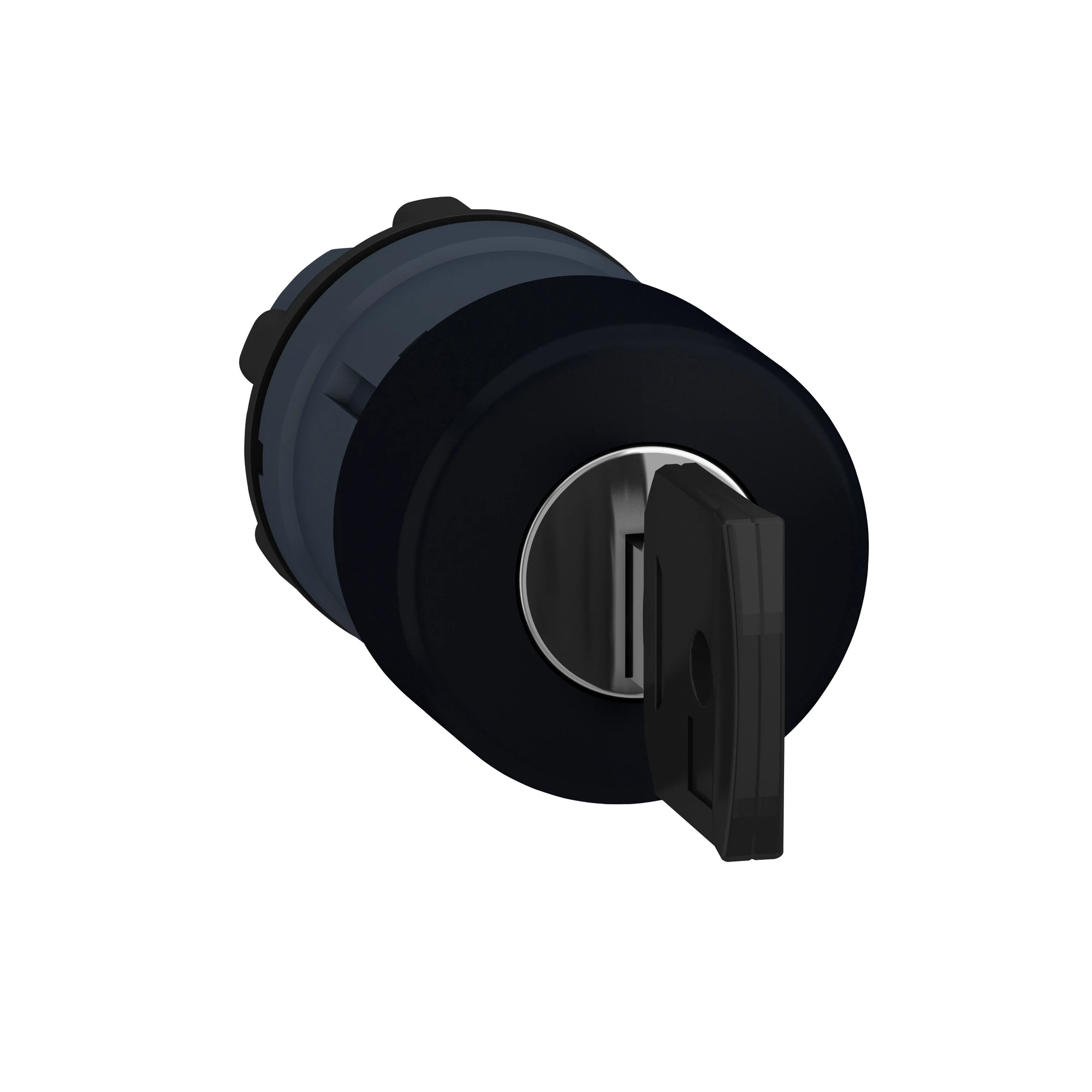 Schneider Electric ZB5AS72 Mushroom Push Button, Front Element, Harmony XB5, Plastic, 22mm, Black, Mushroom 30mm, Key Release (img_001)