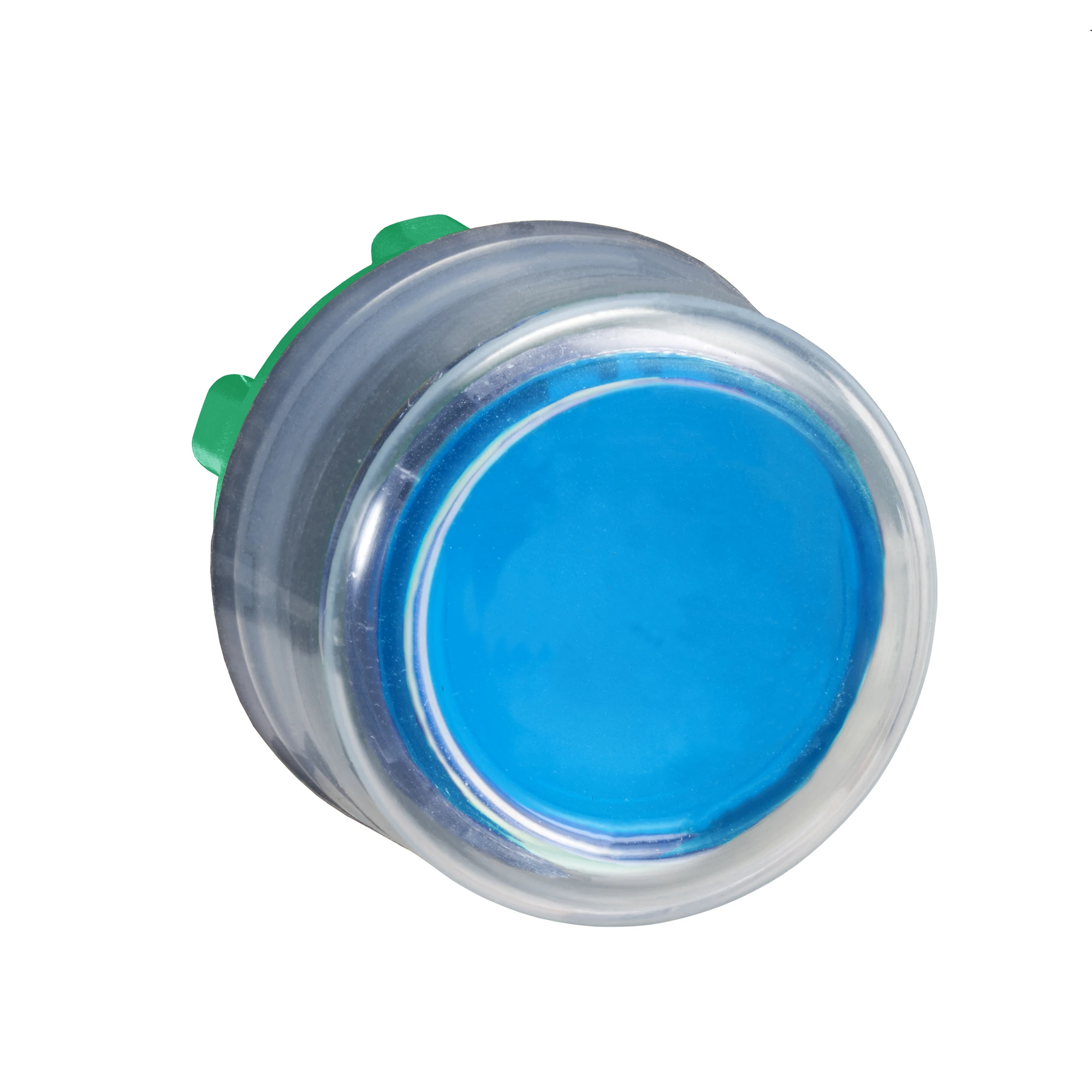 Schneider Electric ZB5AP6 Pushbutton, front element, Harmony XB5, plastic, 22mm, blue, protruding, unlabeled, momentary, with protective cap (img_001)